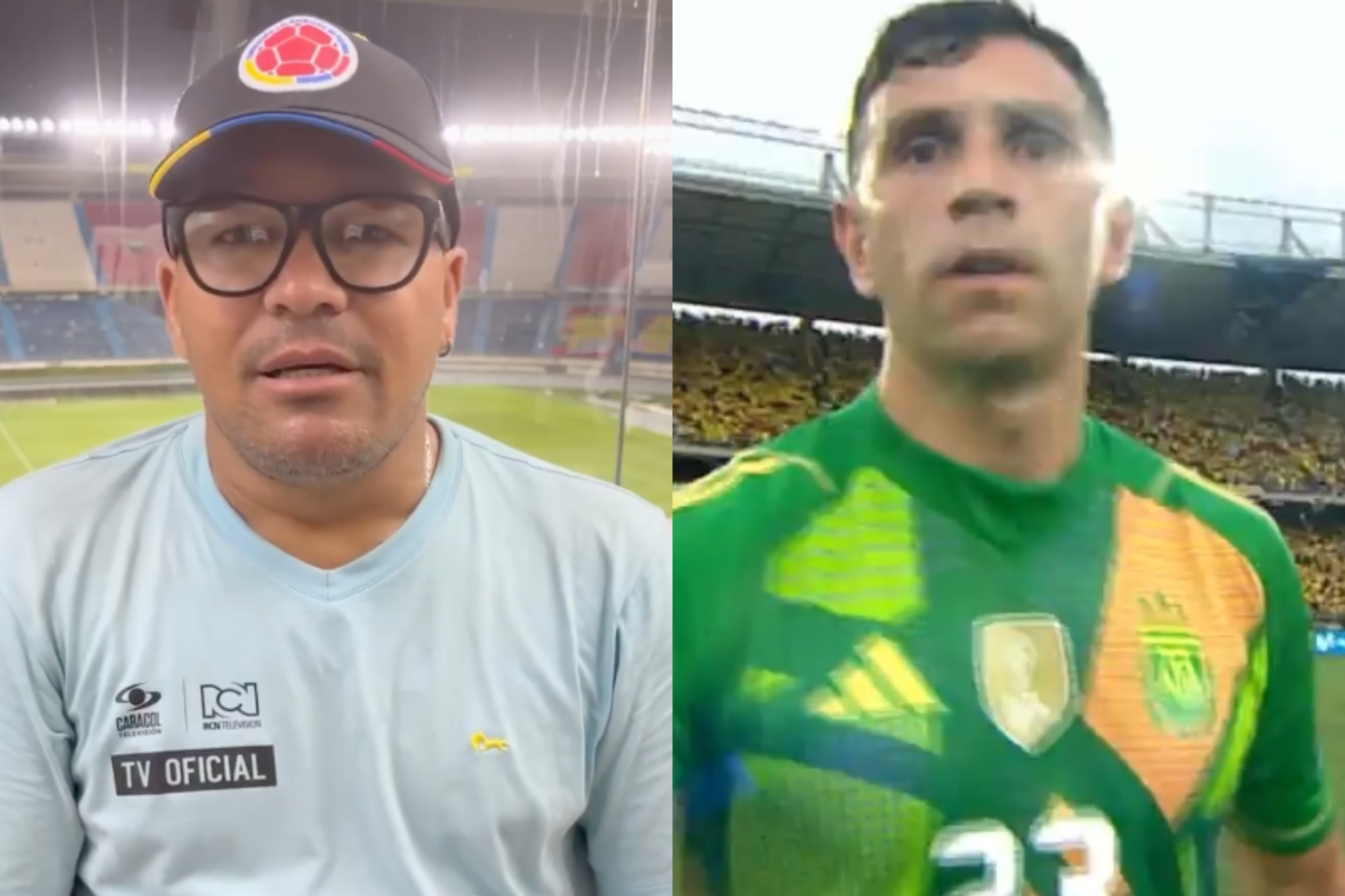 Respuesta del camarógrafo agredido por 'Dibu' Martínez después de Colombia vs. Argentina y piden sanción de FIFA