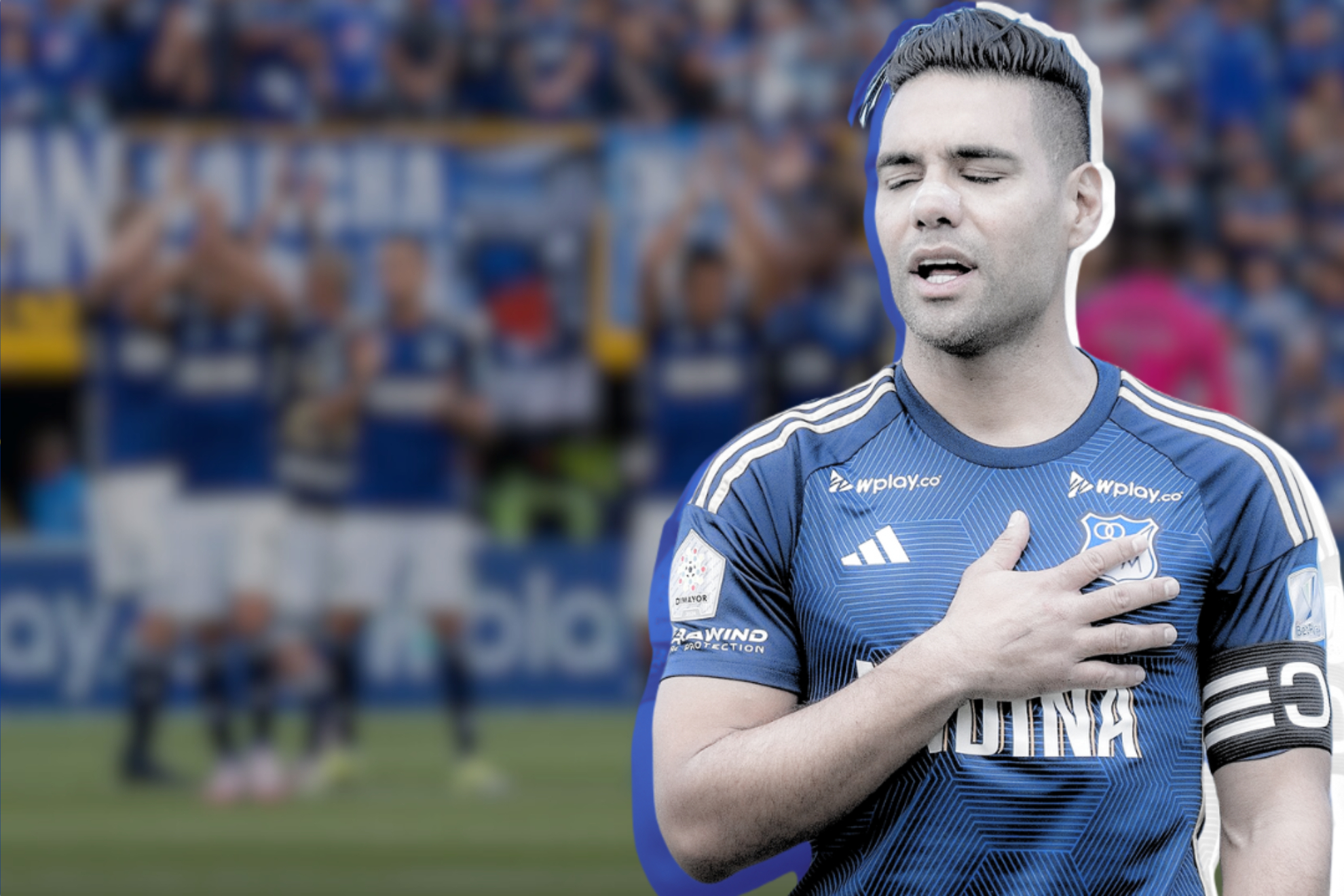 Tiempo de recuperación por lesión de Falcao García en el gemelo con Millonarios