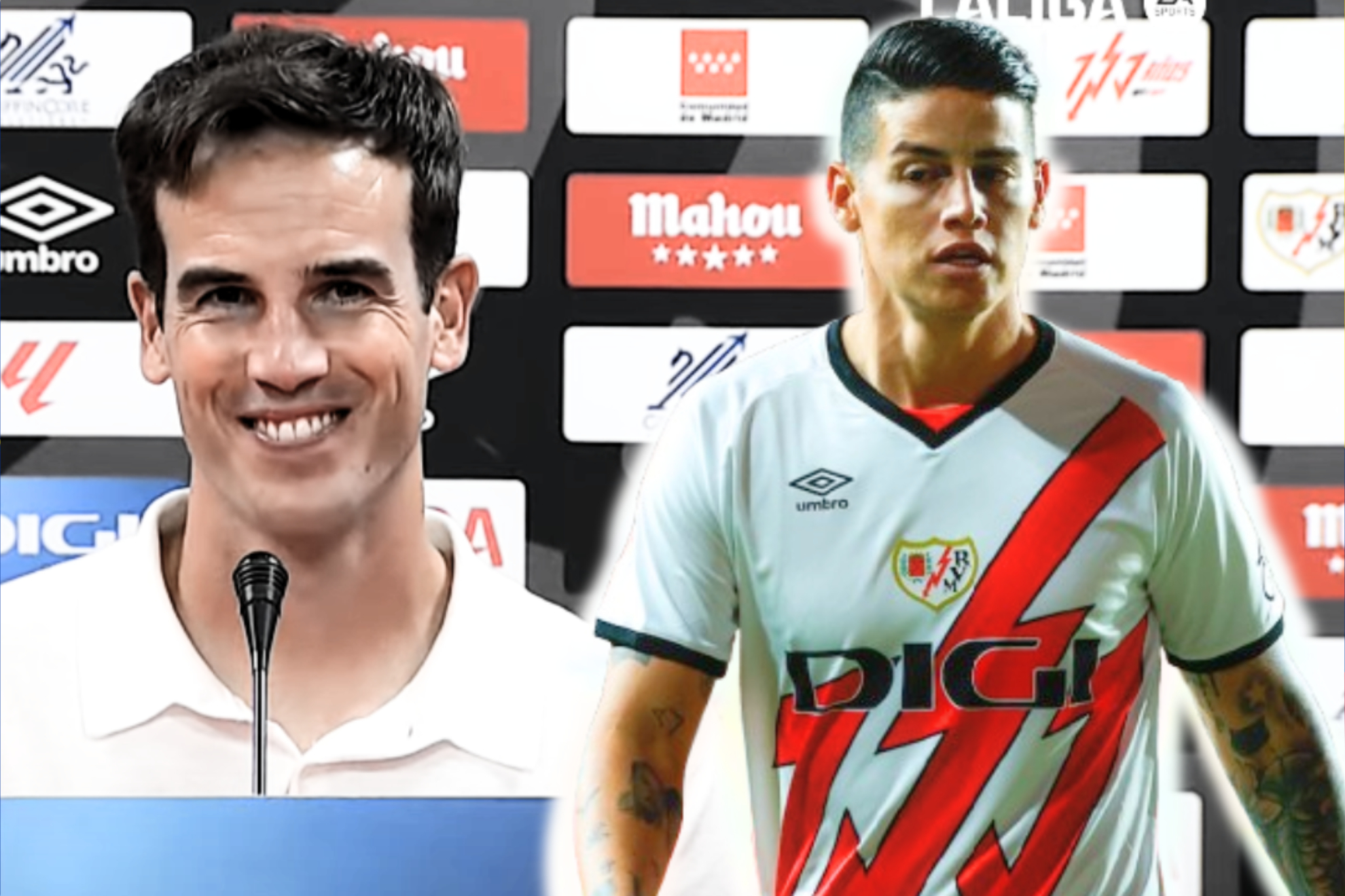James debutó con Rayo Vallecano, empezaron las preguntas y críticas desde Colombia