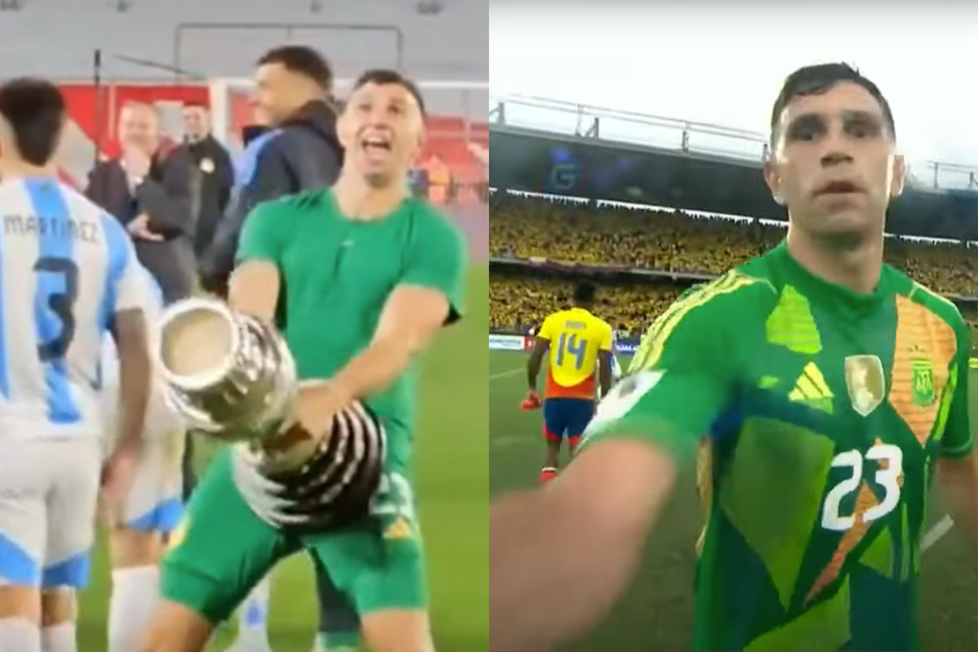 Sanciones para Emiliano 'Dibu' Martínez por comportamientos contra Chile y Colombia en Eliminatorias 2026