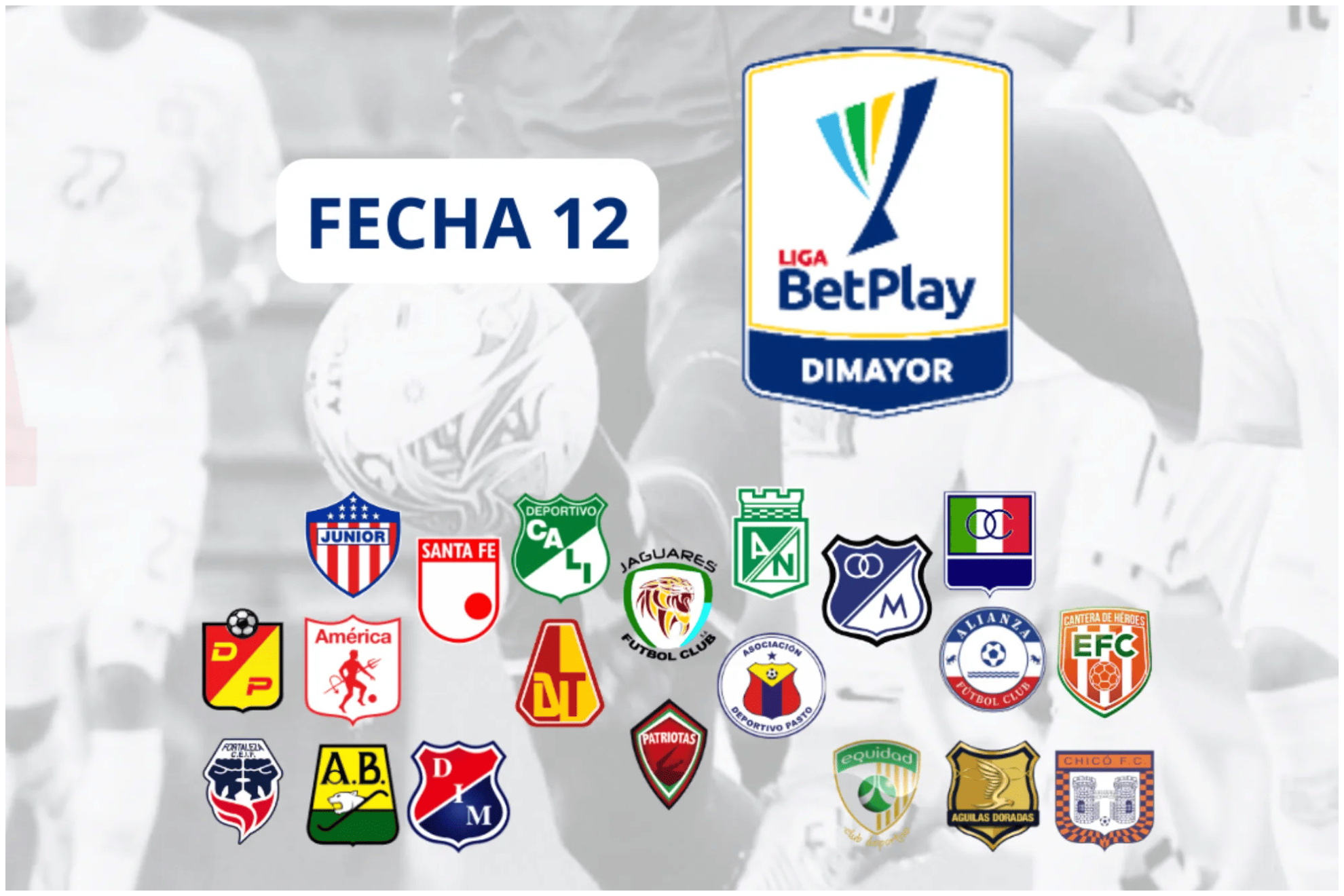 Liga BetPlay 2-2024, tabla de posiciones, clasificación y resultados de la fecha 12