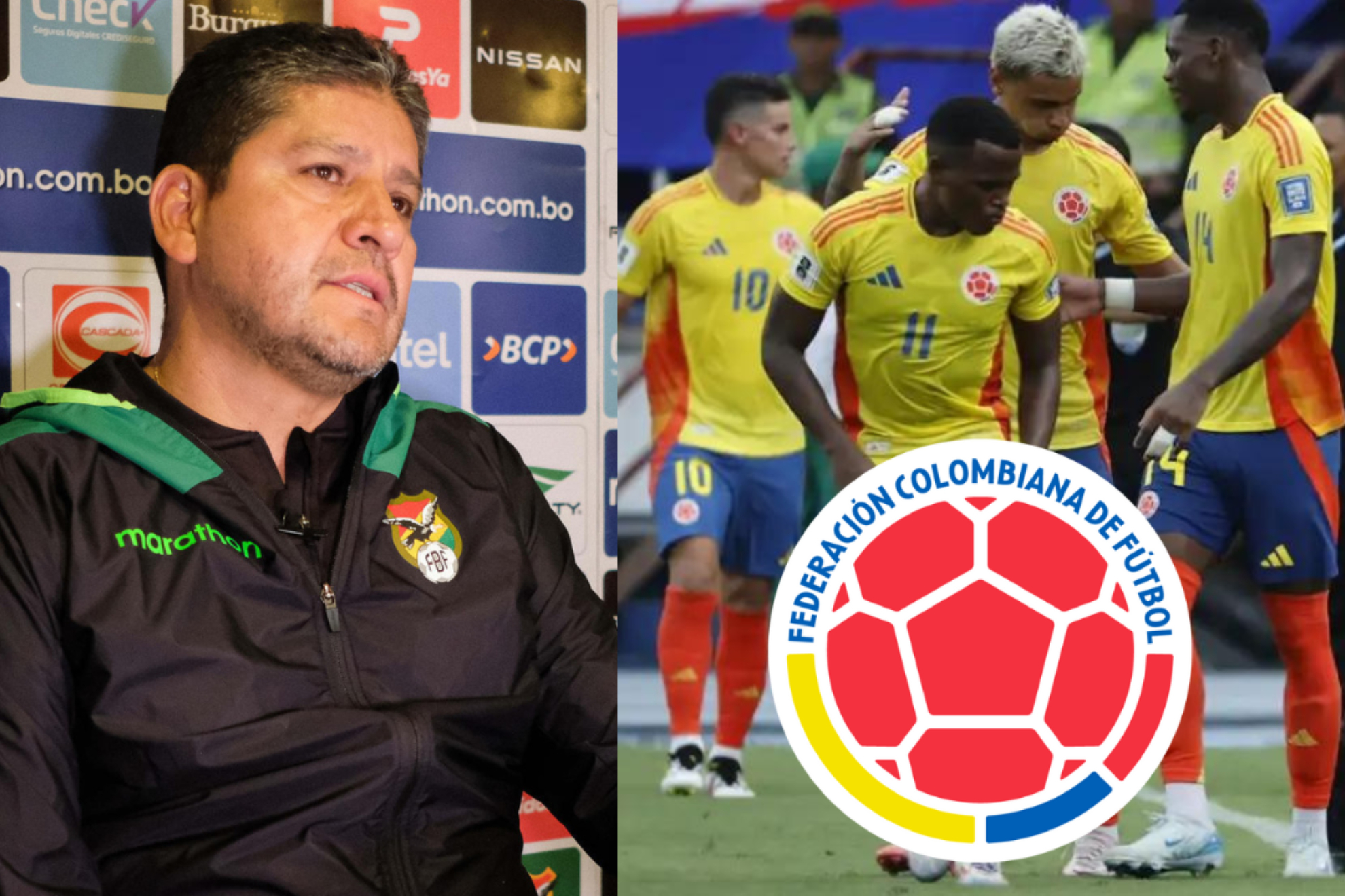 DT de Bolivia 'calienta' partido contra Colombia para ganarle por Eliminatorias al Mundial 2026