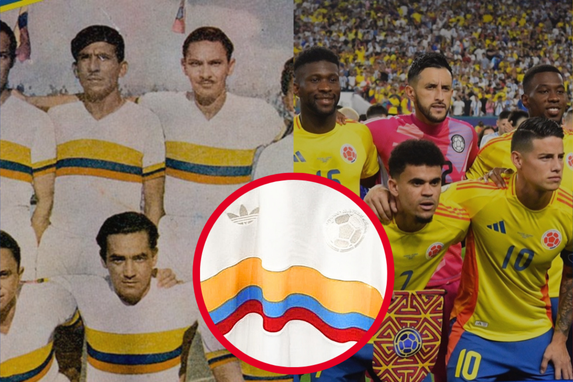 Nueva camiseta de Selección Colombia para celebrar los 100 años de la FCF
