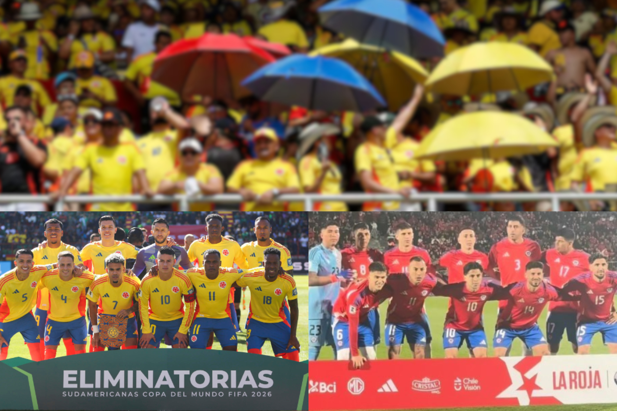 Cántico de Selección Colombia para evitar discriminación contra Chile en Eliminatorias
