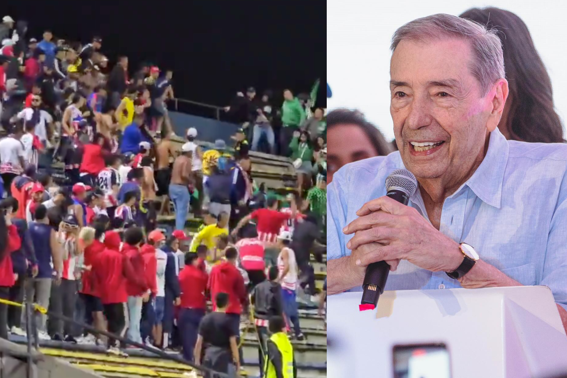 Palabras de Fuad Char contra 'barras bravas' del Junior de Barranquilla por violencia