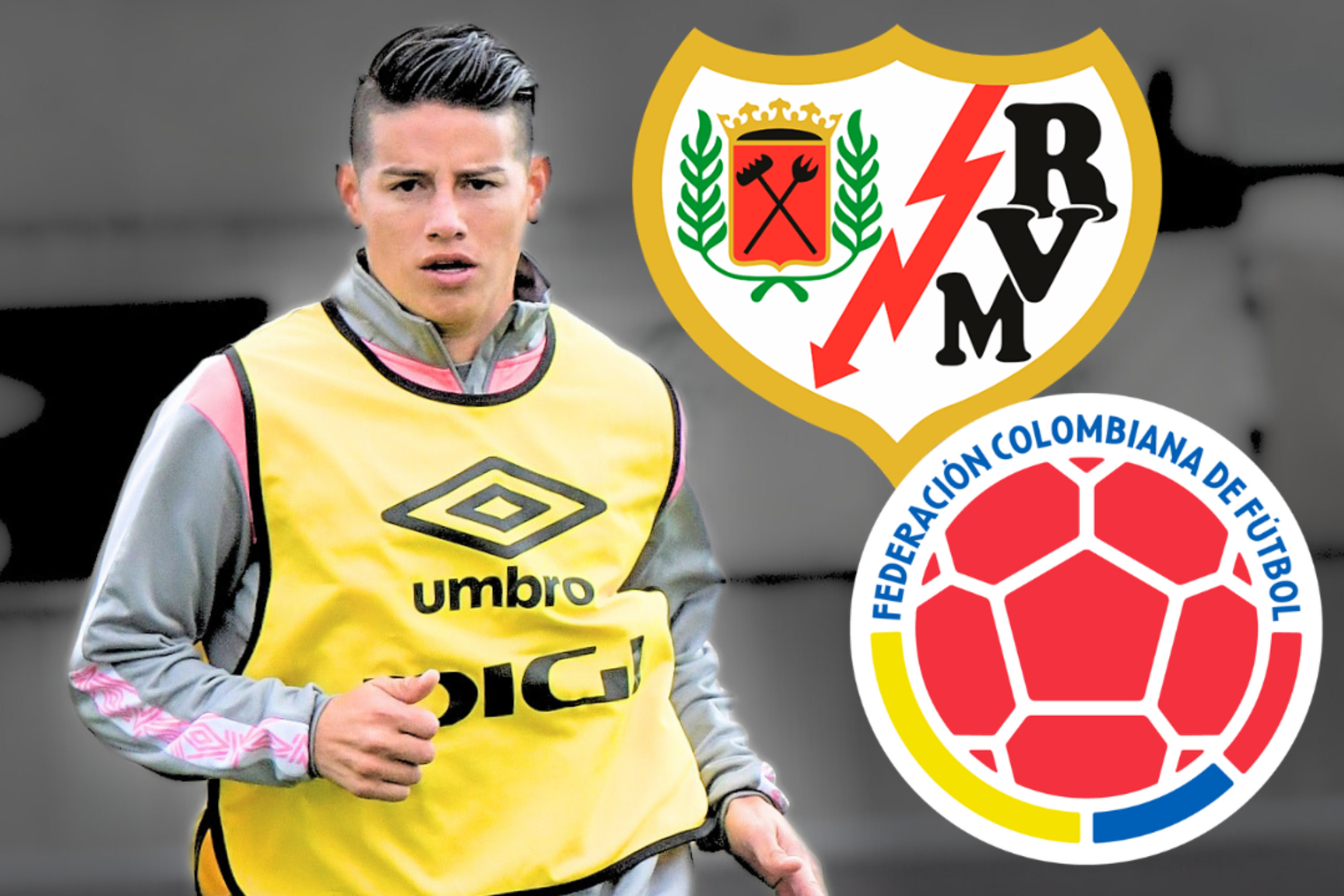 Mensaje desde la FCF por lesión de James Rodríguez con Rayo Vallecano