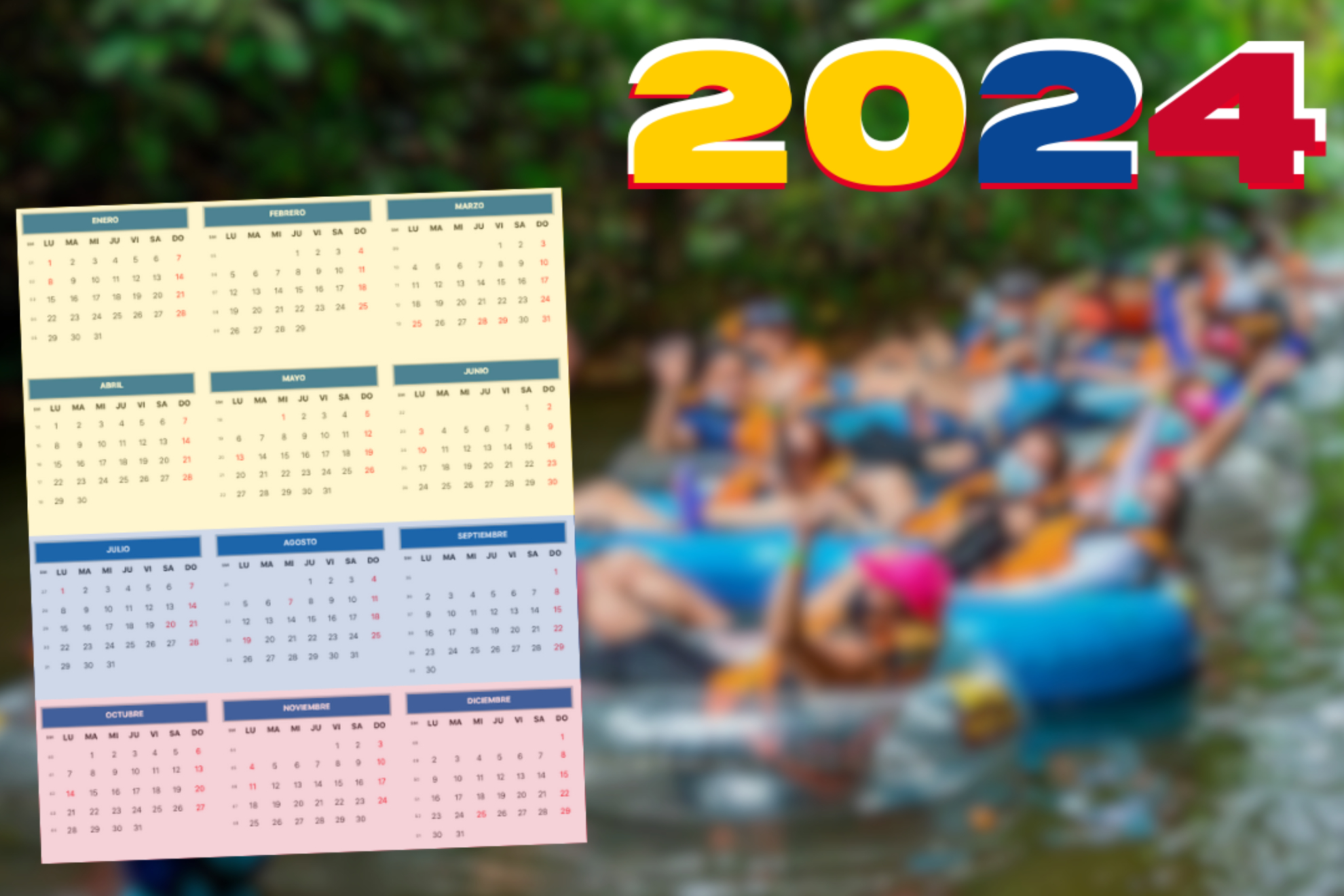 Últimos puentes y días festivos en Colombia desde noviembre a diciembre del 2024