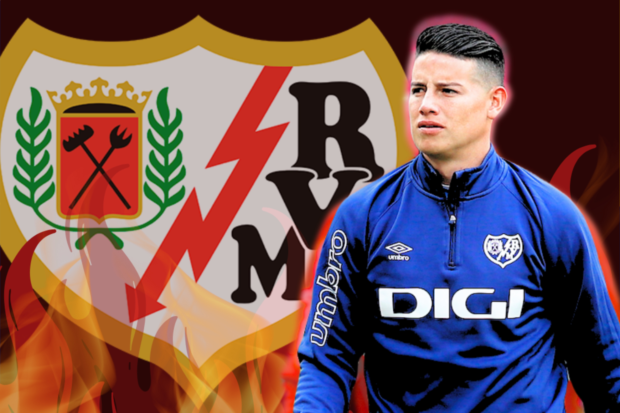 Destapan problemas de James Rodríguez con Íñigo Pérez en Rayo Vallecano