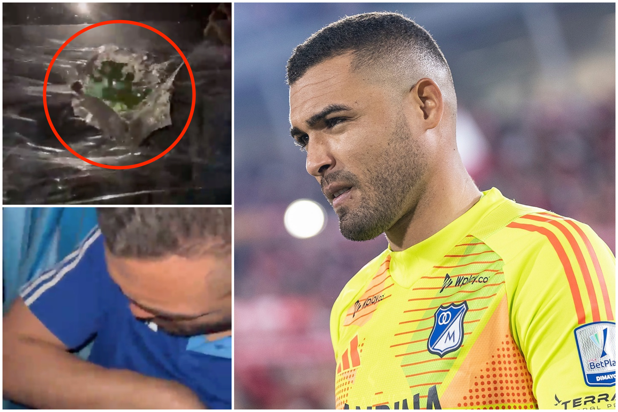 En Barranquilla atacan al bus de Millonarios, después del partido con Junior, afectando a Álvaro Montero