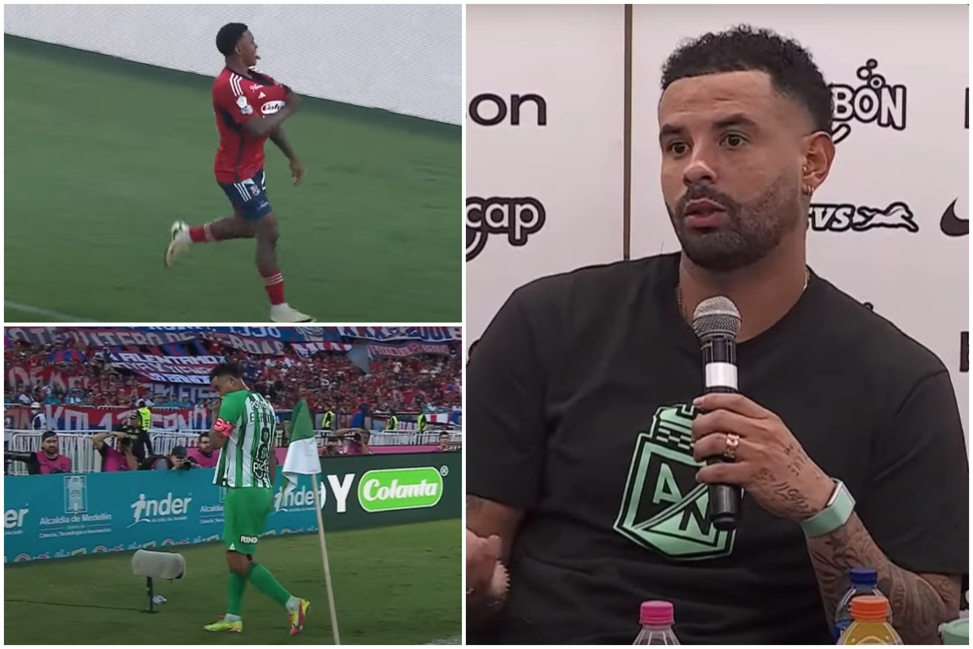 Provocaciones en clásico Nacional vs. Medellín dan para disculpas y excusas de Edwin Cardona
