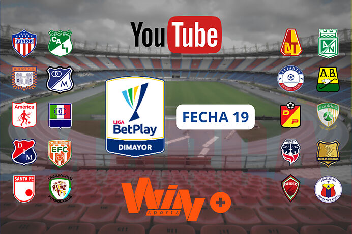Fecha 19 Liga BetPlay 2-2024 - Tabla de posiciones, descenso, días y horas de partidos