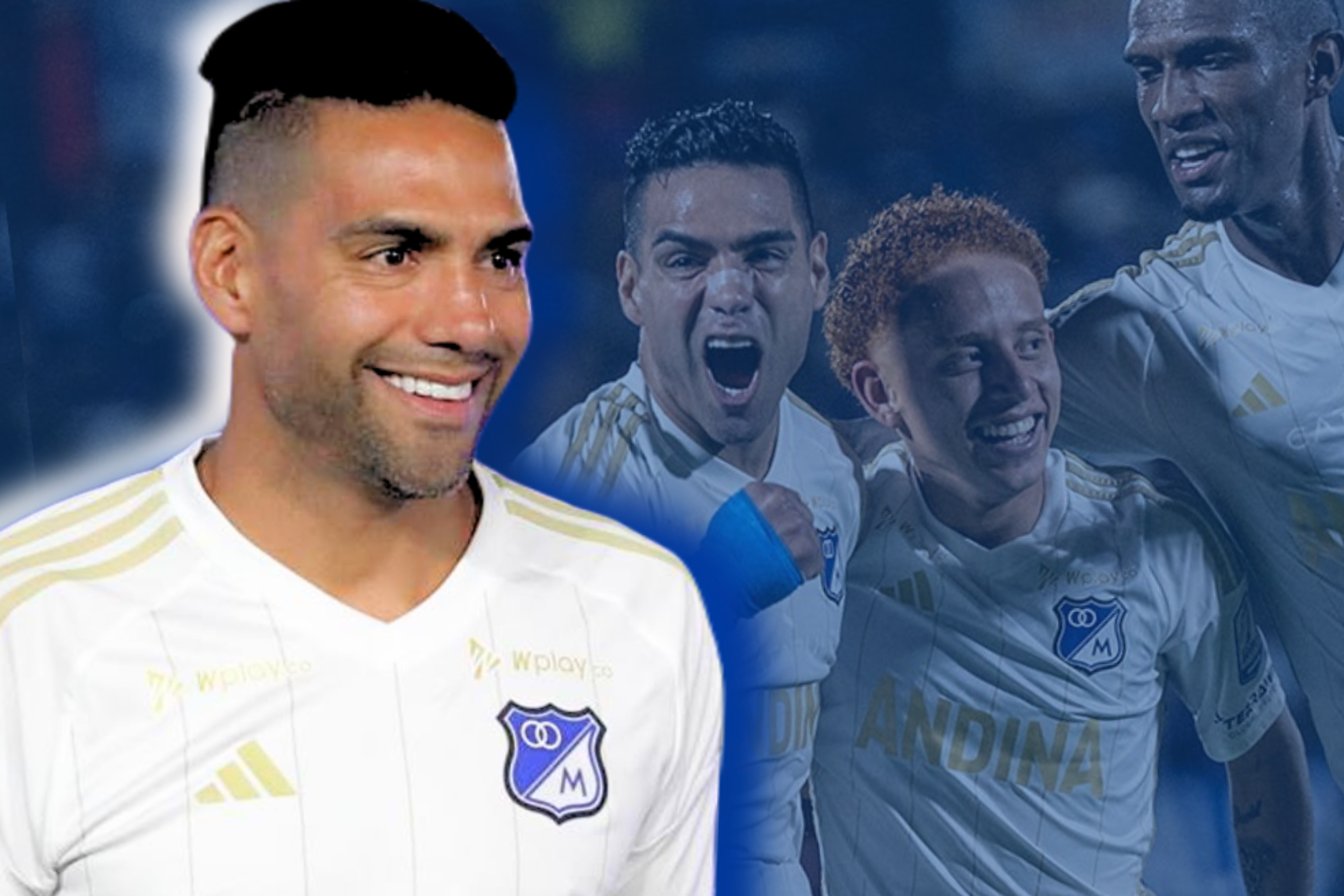 Falcao García, con Millonarios, se convirtió en el goeador histórico de los jugadores colombianos