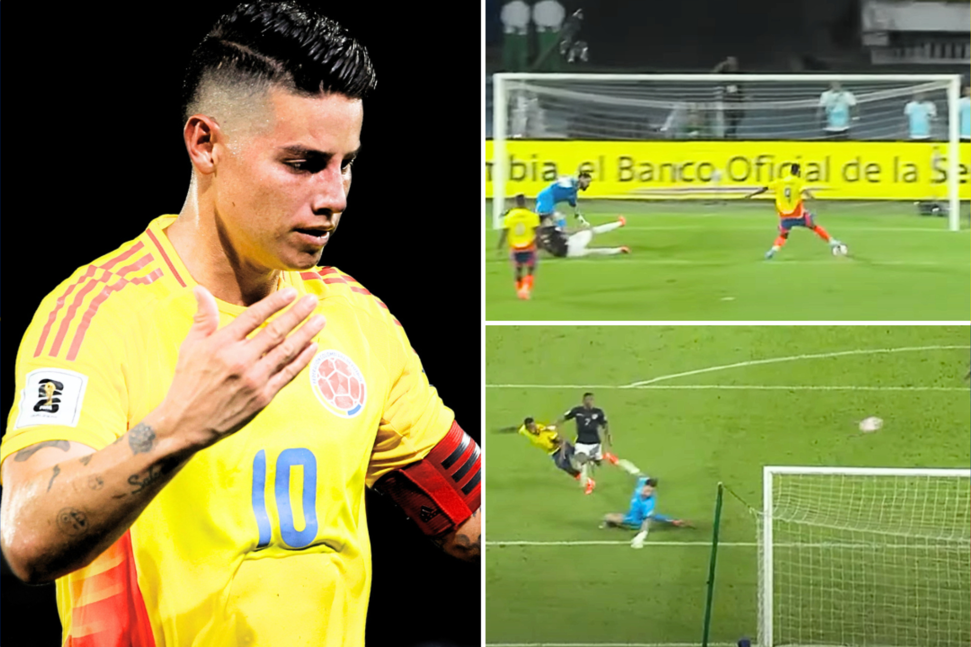 Declaraciones de James Rodríguez después de Colombia 0-1 Ecuador por Eliminatorias 2026