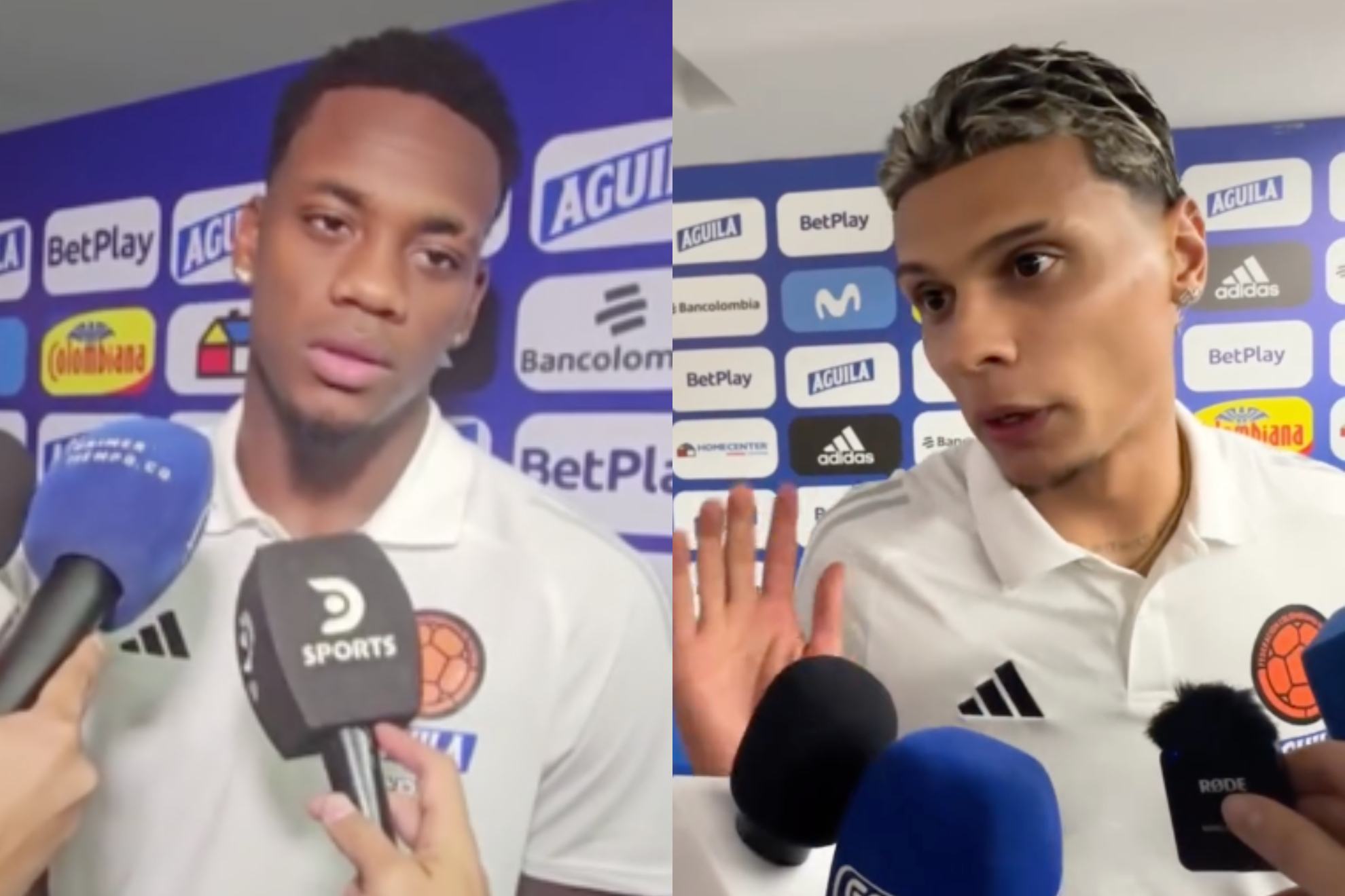 Respuesta polémicas de Jhon Jader Durán y Richard Ríos después de Colombia vs. Ecuador de Eliminatorias 2026