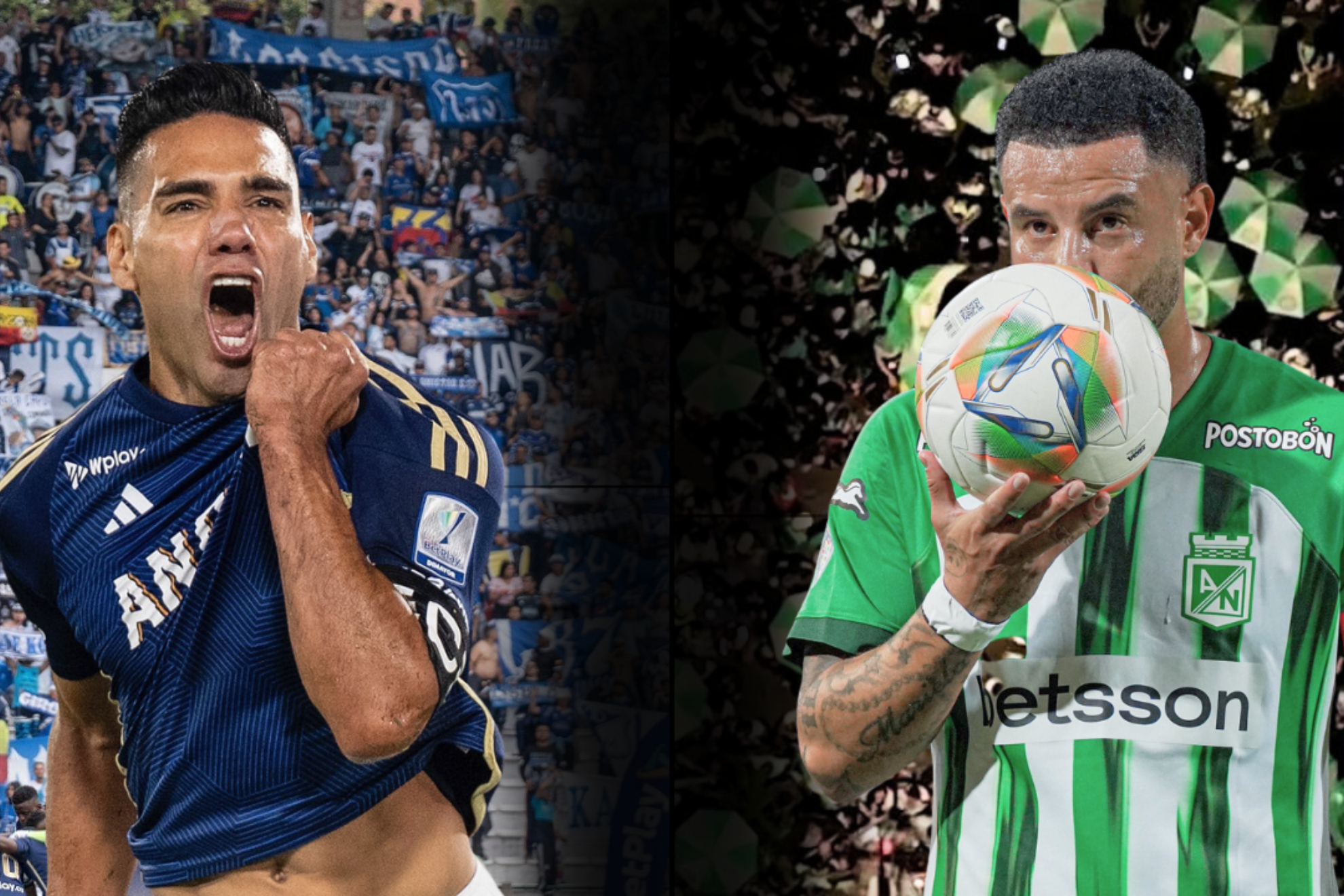 Fiesta previa y durante el clásico Millonarios vs. Nacional de cuadrangulares de Liga Betplay 2-2024