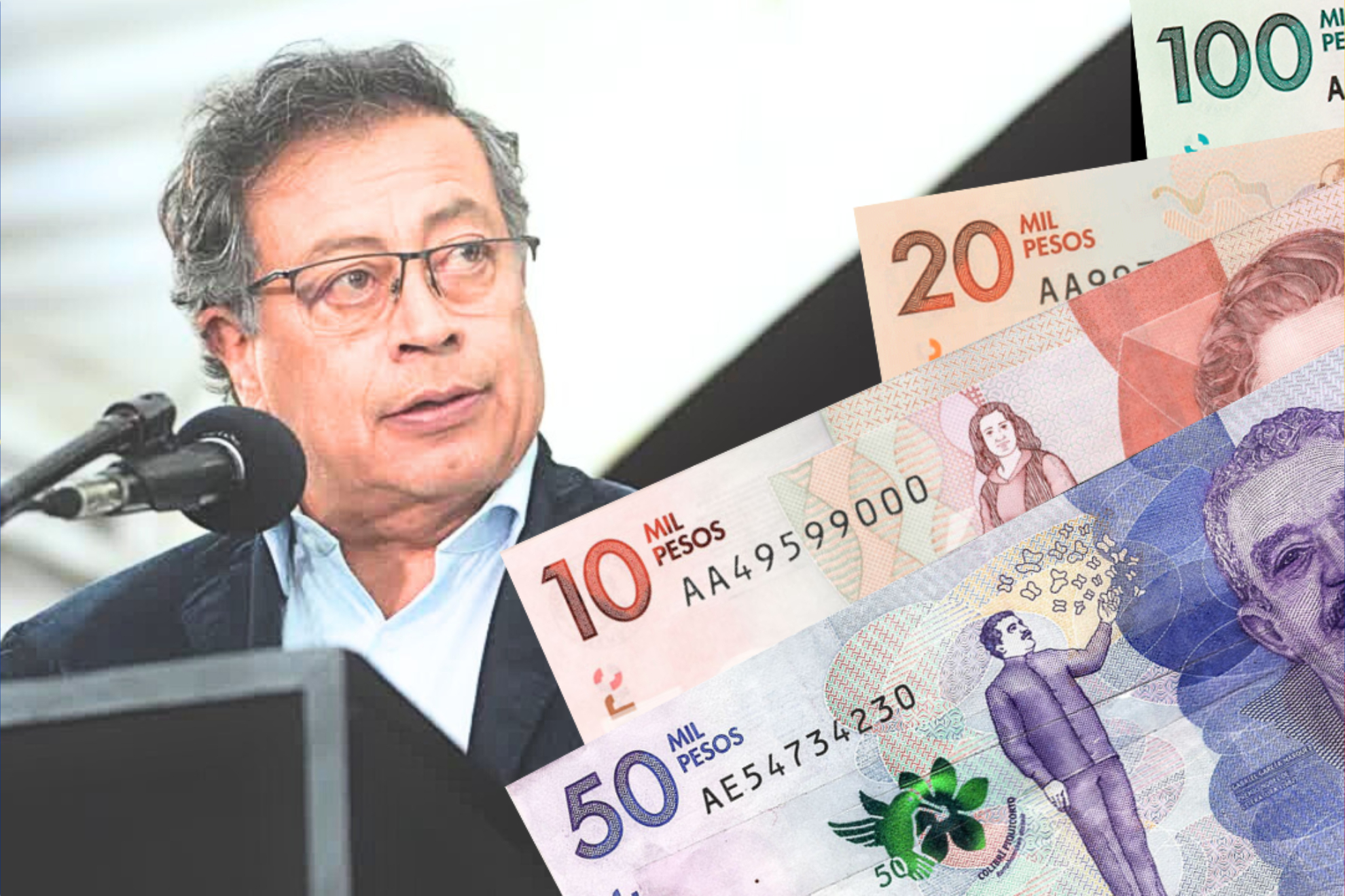 Propuestas del Salario Mínimo para 2025 en Colombia complican a Gustavo Petro