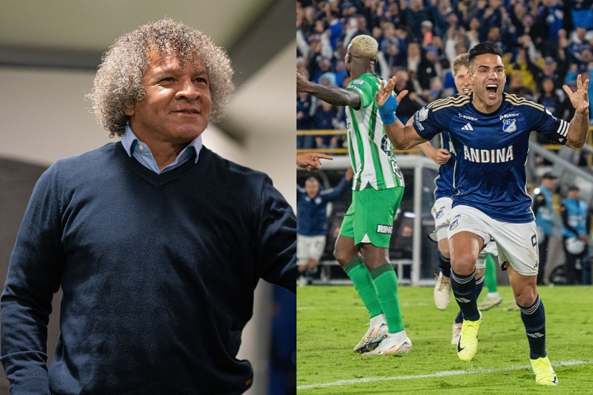 Alberto Gamero y Falcao García hablaron de lo que pasará en Nacional vs. Millonarios de cuadrangulares