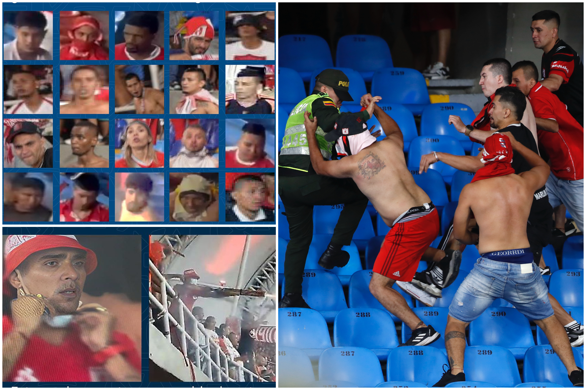 Recompensas por violentos de la final América vs. Nacional de Copa BetPlay 2024