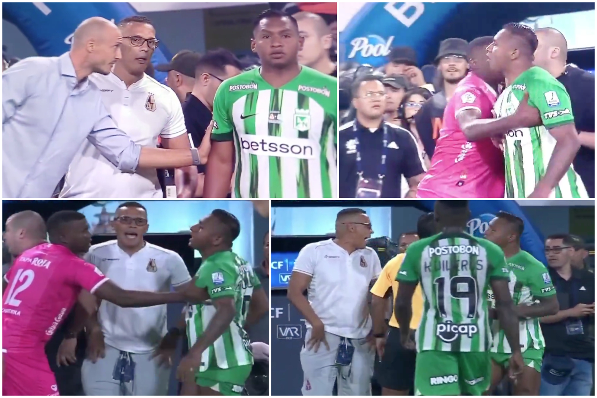 Revelan qué habría dicho David González a Alfredo Morelos - Ida de Tolima vs. Nacional por final de Liga BetPlay 2-2024