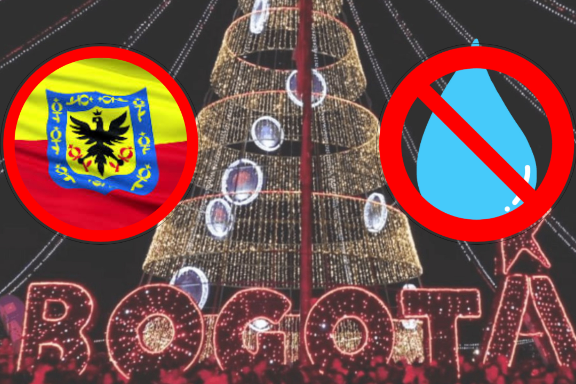 Días sin agua en diciembre del 2024 y enero del 2025 en Bogotá por racionamiento