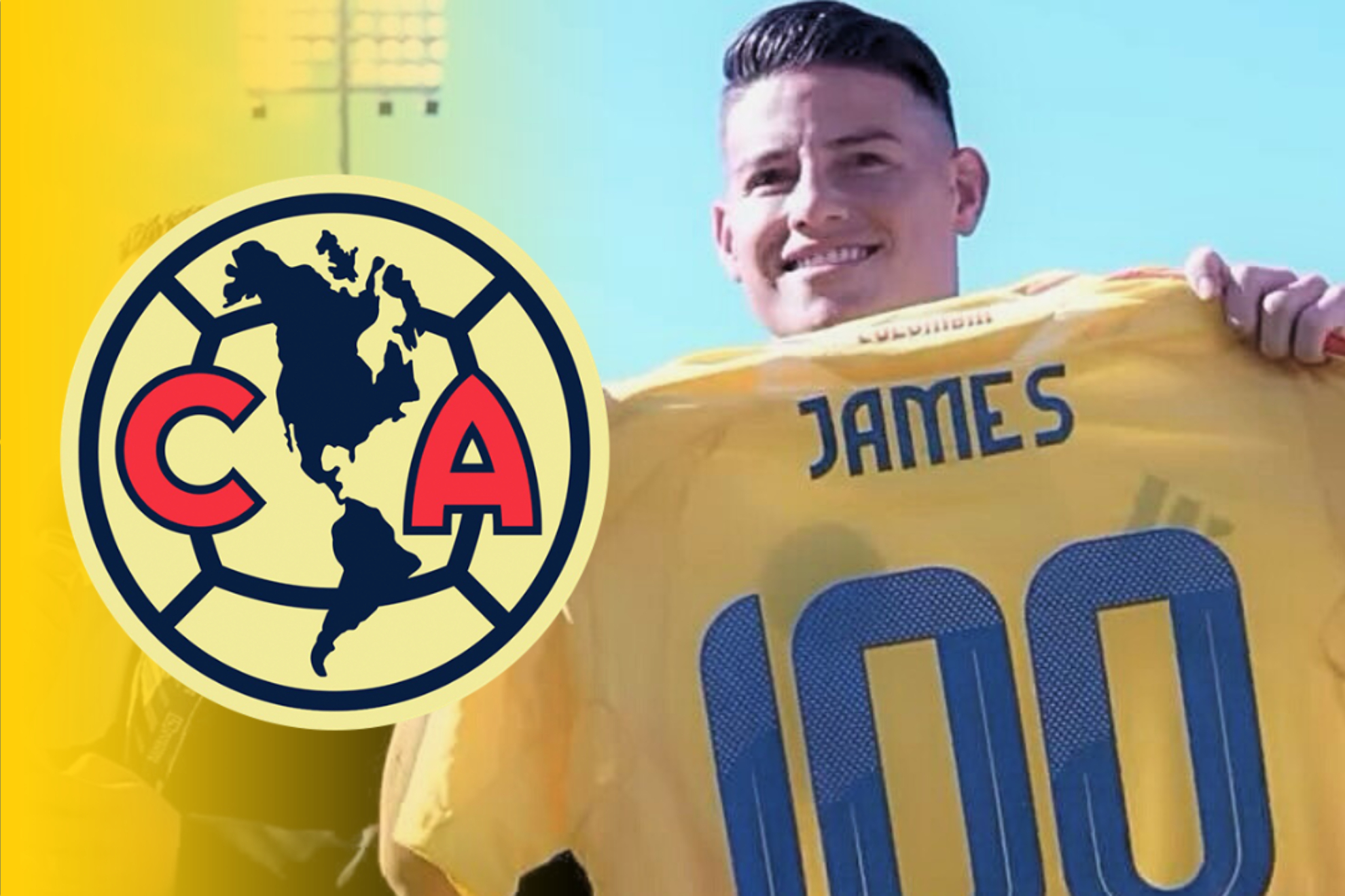 Información sobre versiones de James Rodríguez para América de México en 2025