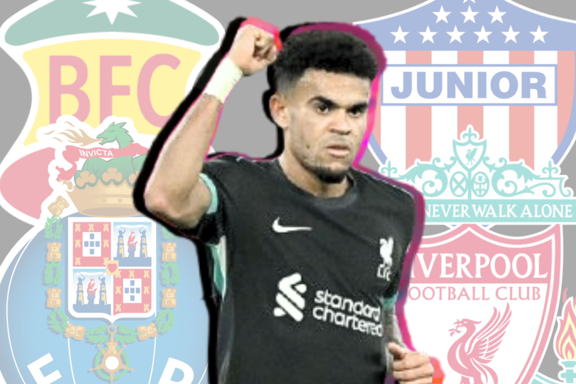 Luis Díaz llegó a 100 goles en clubes con el Liverpool y va por su mejor temporada en la historia