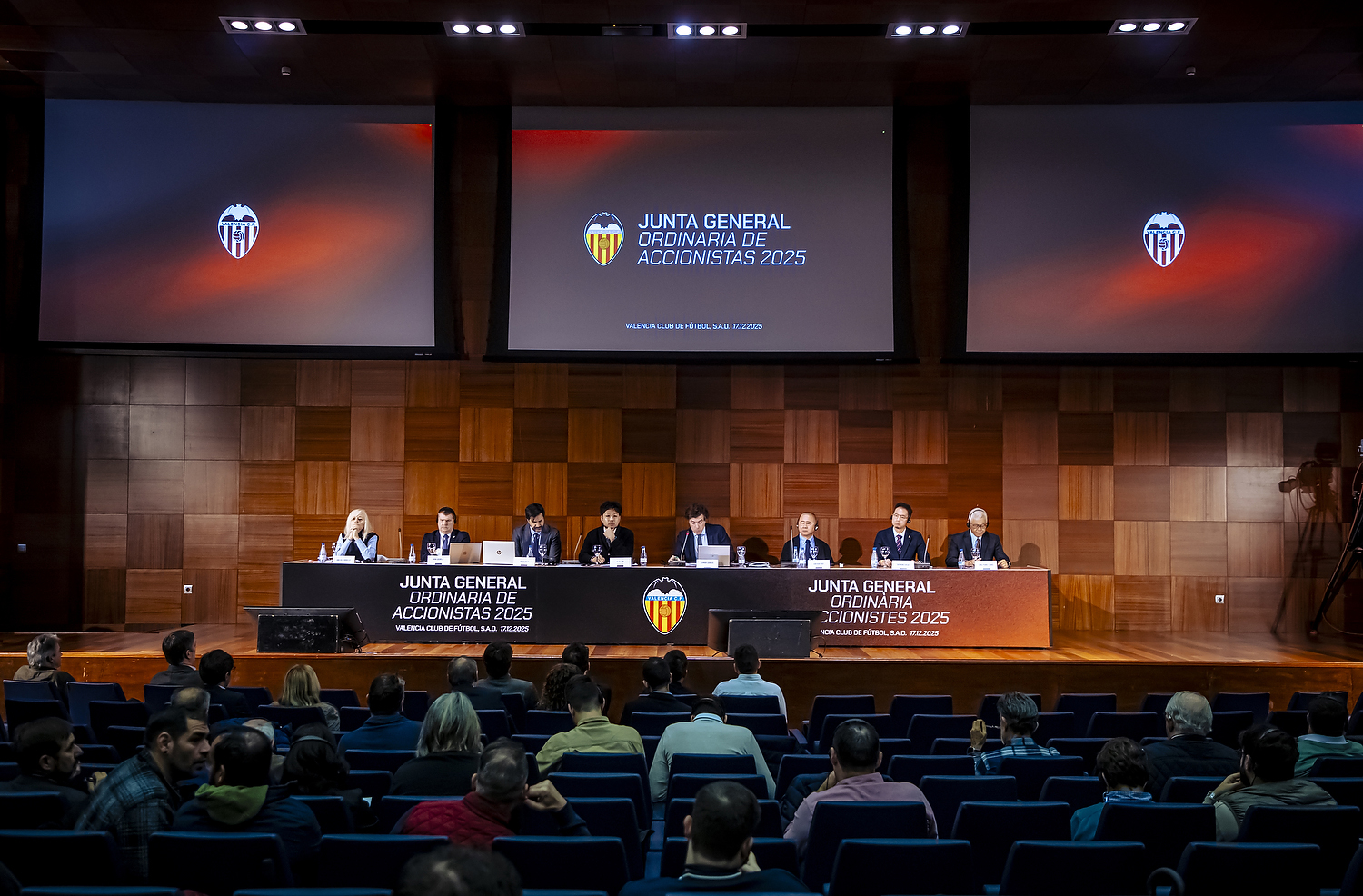 Junta general de accionistas del Valencia.