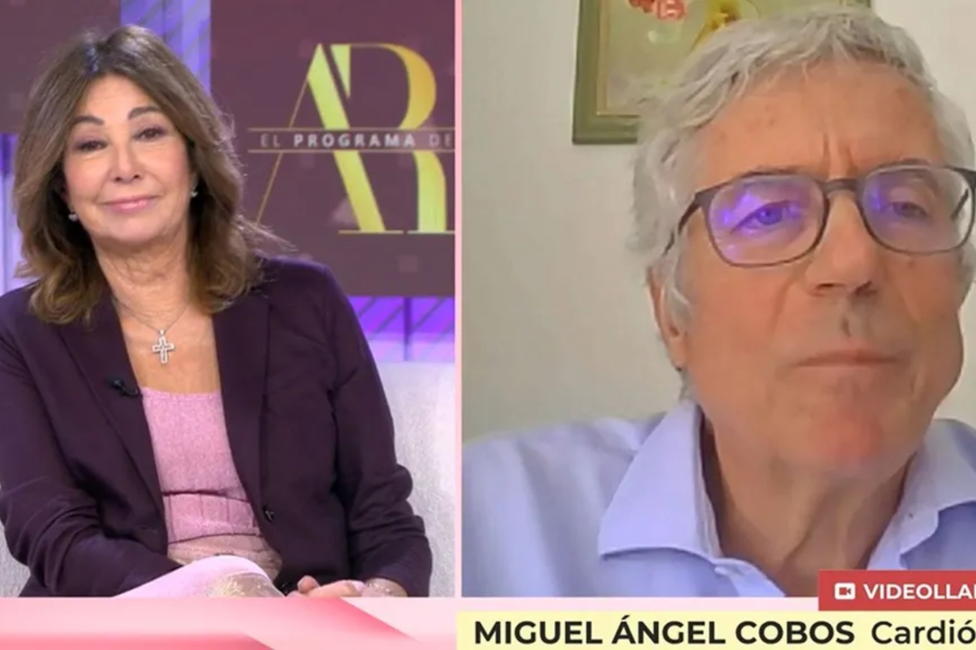 Ana Rosa Quintana y Miguel Ángel Cobos.