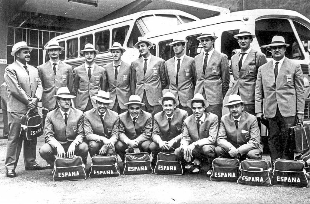 Seleccion española de baloncesto. Roma 1960