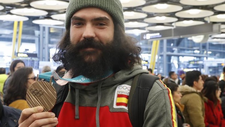 Regino Hernández, con el bronce en boardercross ganado en PyeongChang2018