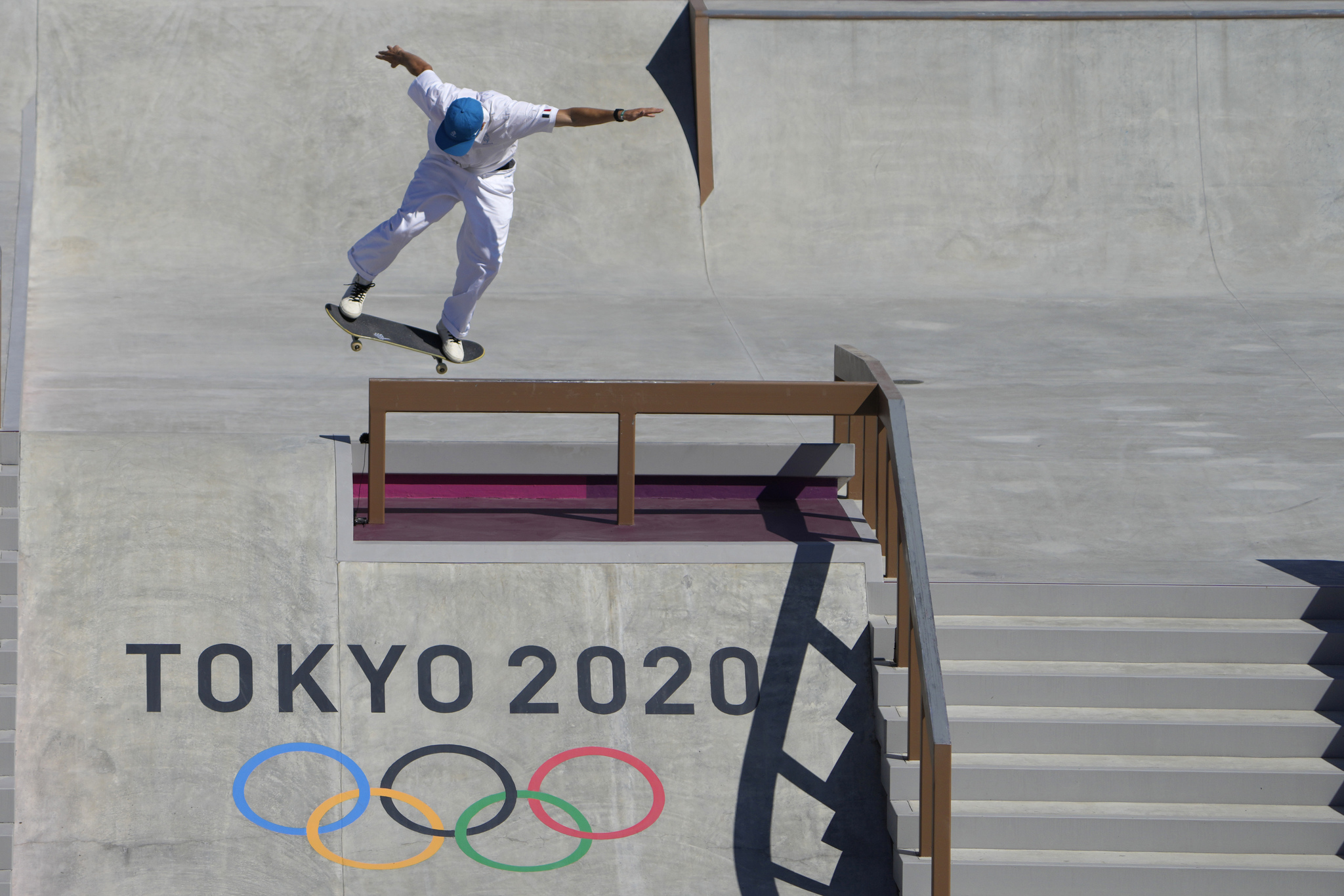 El skateboard francés Vincent Milou