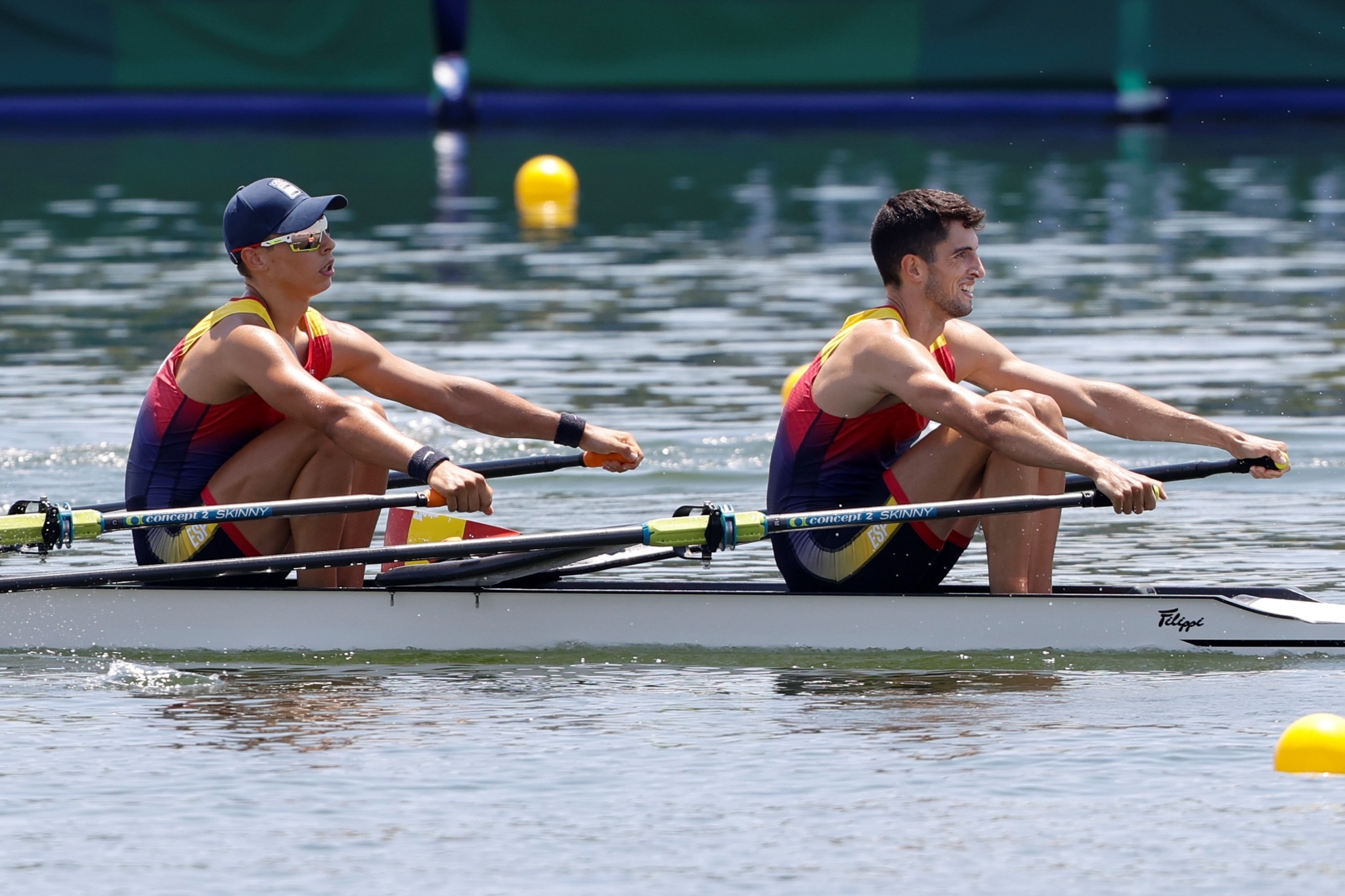 Caetano Horta y Manuel Balastequi del doble scull ligero de remo
