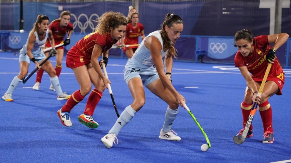 Argentina dominó a España en el último cuarto.