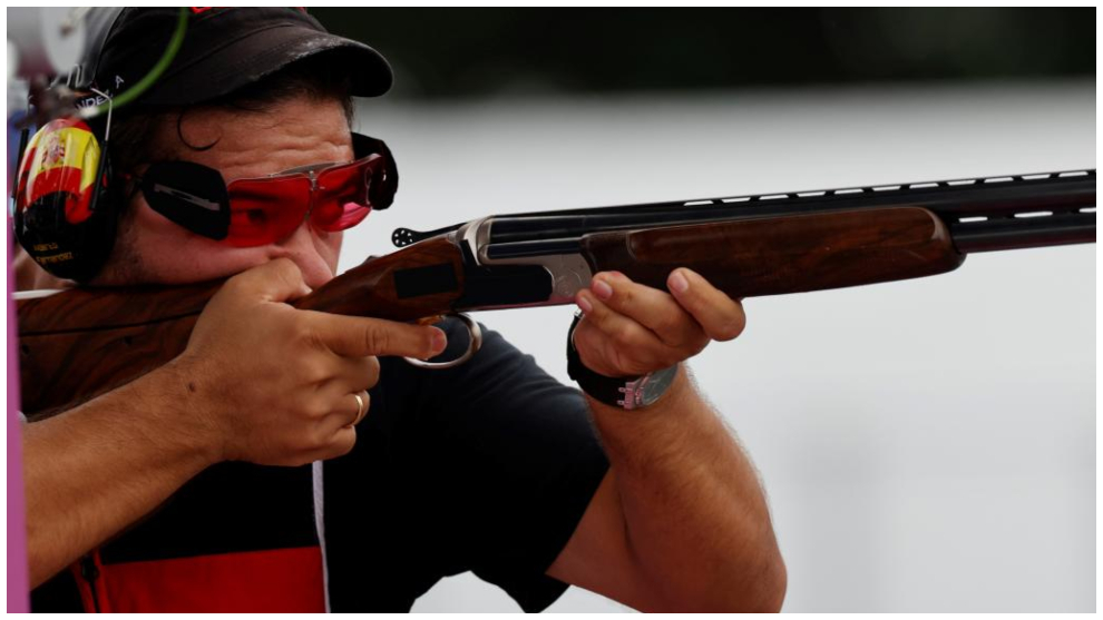 Alberto Fernández, durante la competición olímpica.