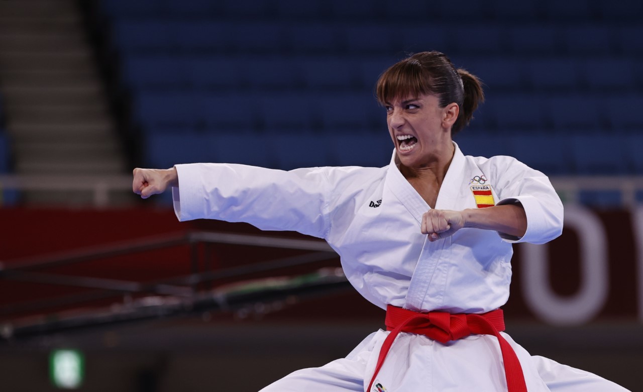 Sandra Sánchez, en la final olímpica.