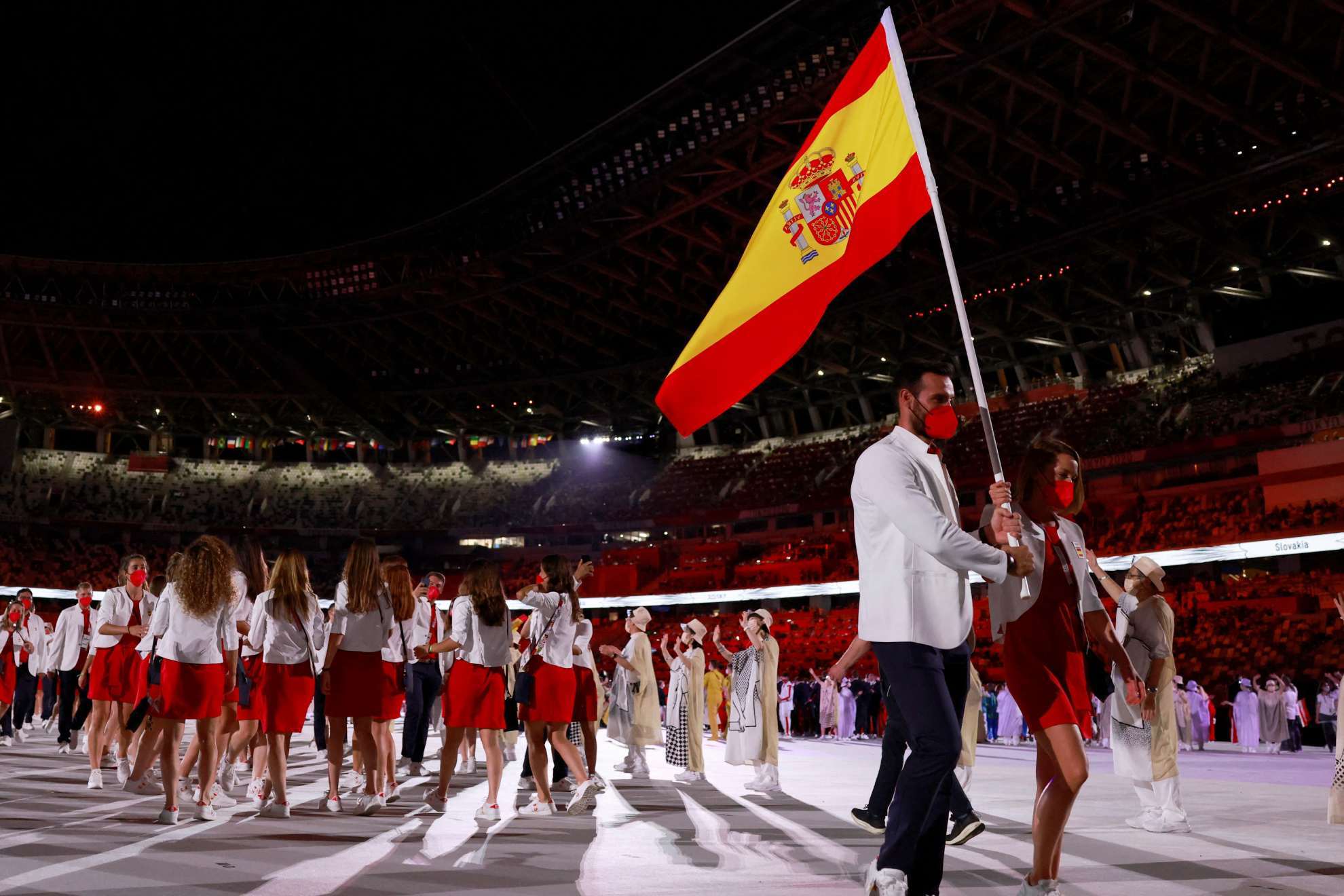 La delegación española en la celebración de los JJOO 2021.
