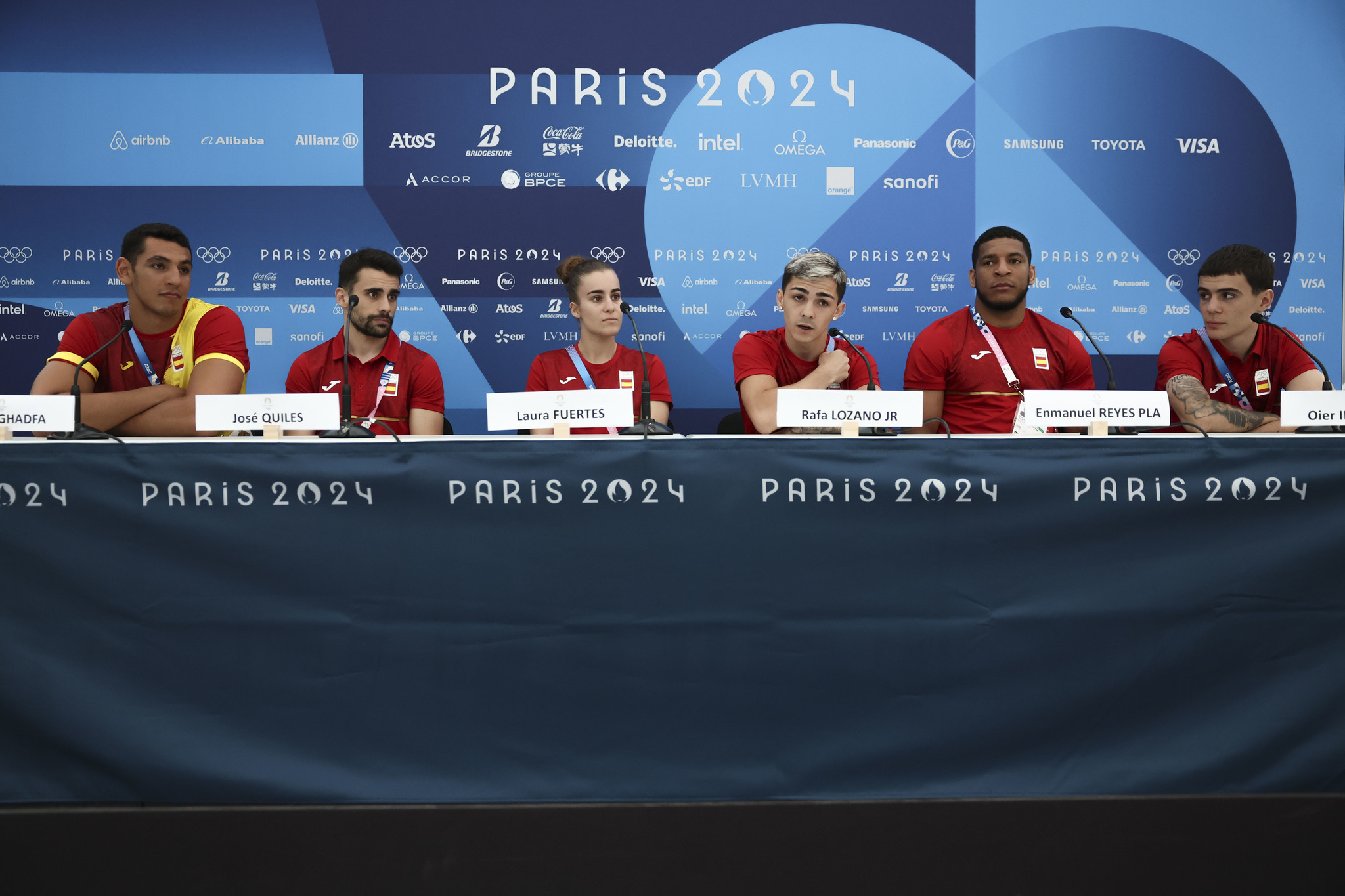 El equipo español.