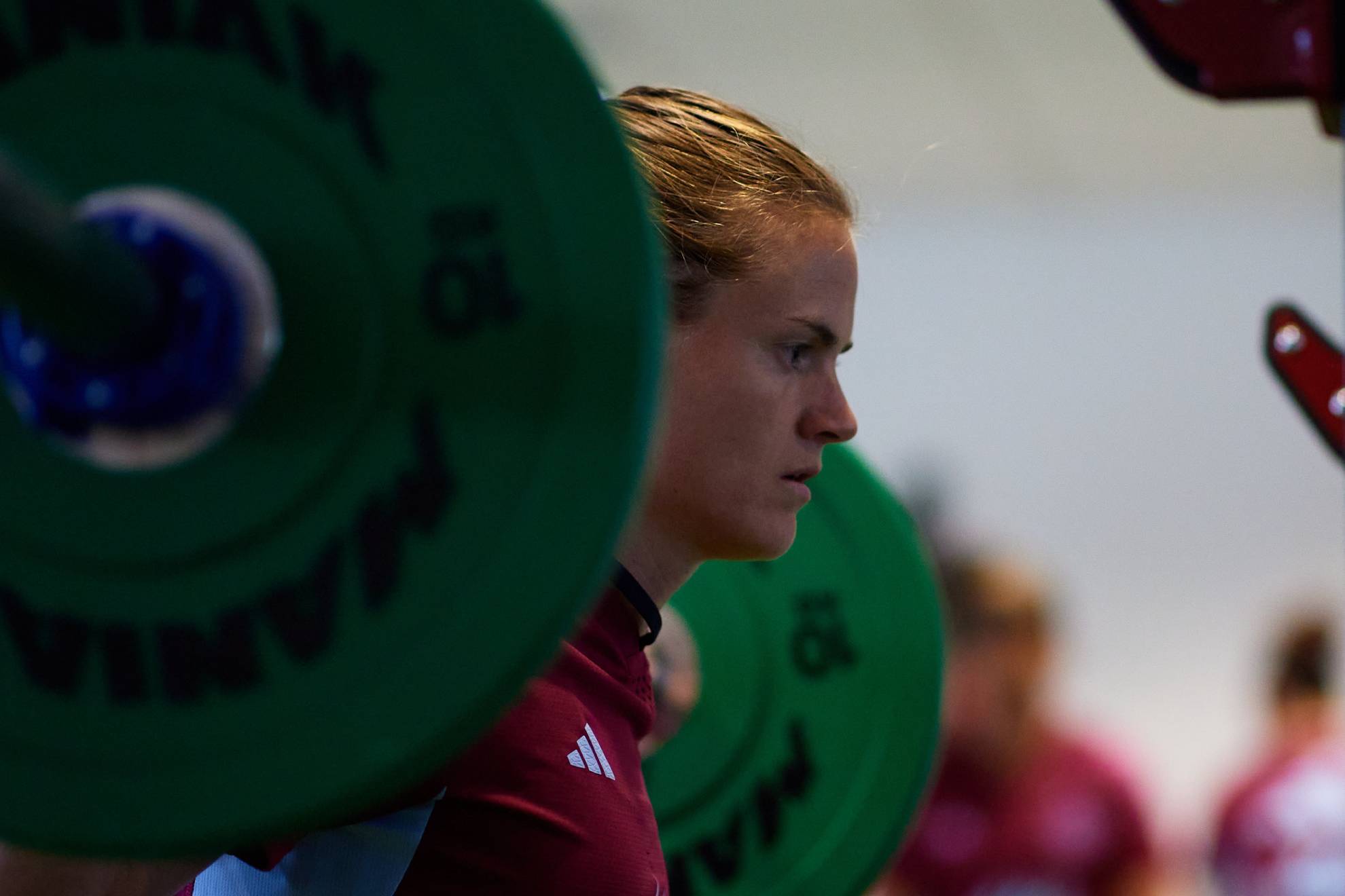 Irene Paredes, en una sesión de gimnasio / RFEF