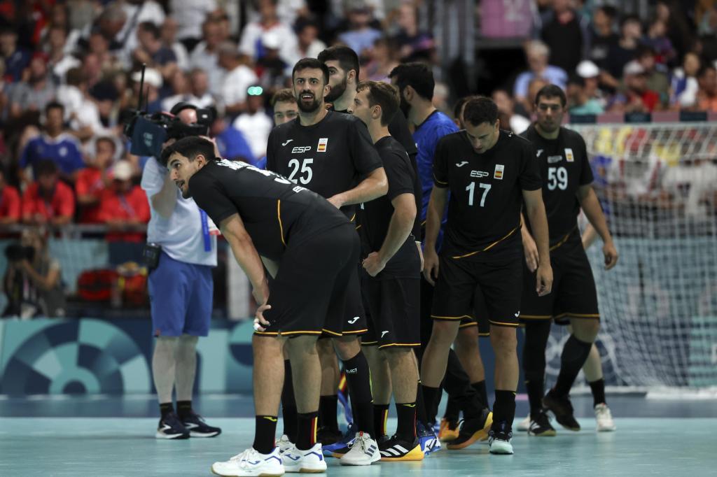 España, al terminar el partido ante Suecia /