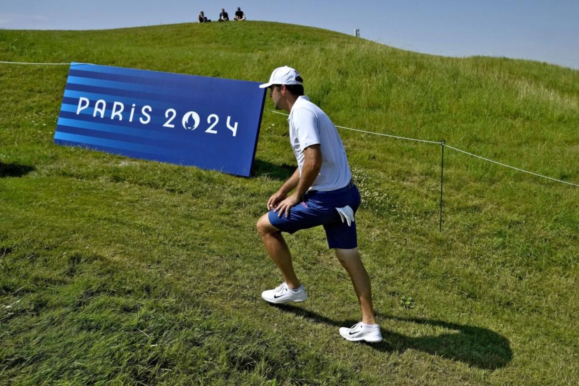 Scottie Scheffler, el día de prácticas en Le Golf National de París.