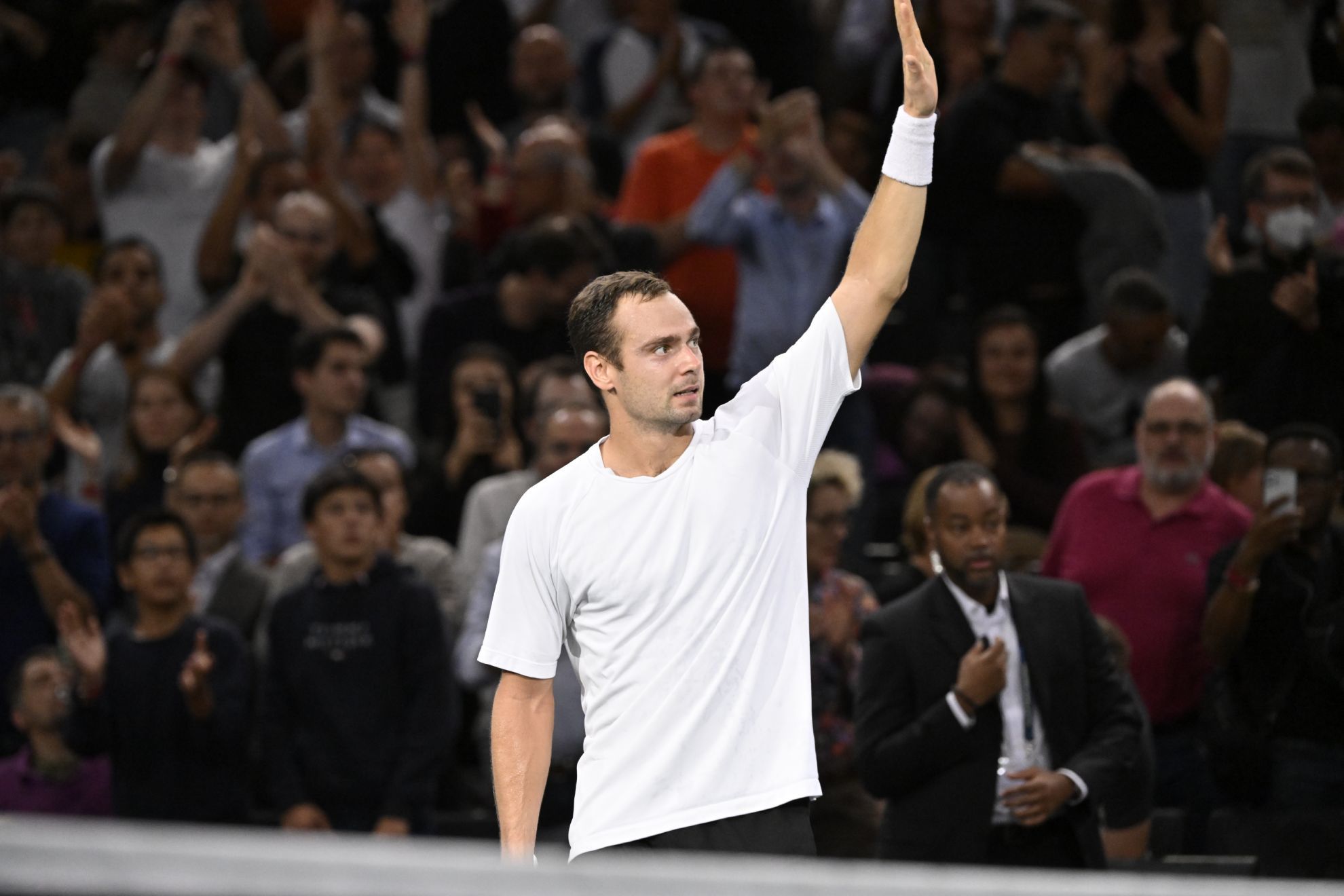 Roman Safiullin tras vencer a Tsitsipas en París-Bercy 2023