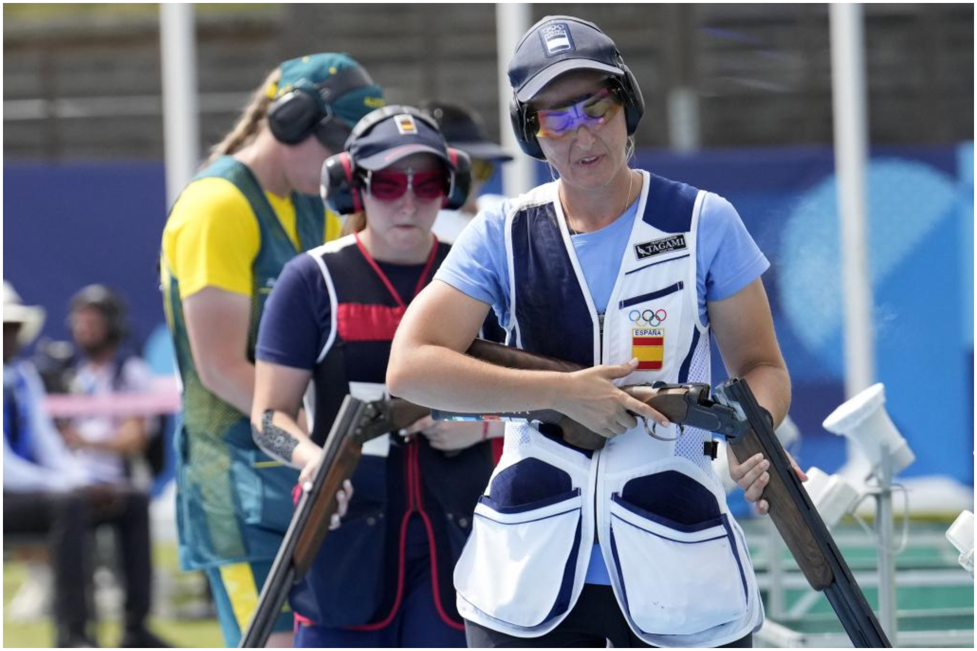 Fátima Gálvez, en la final olímpica.