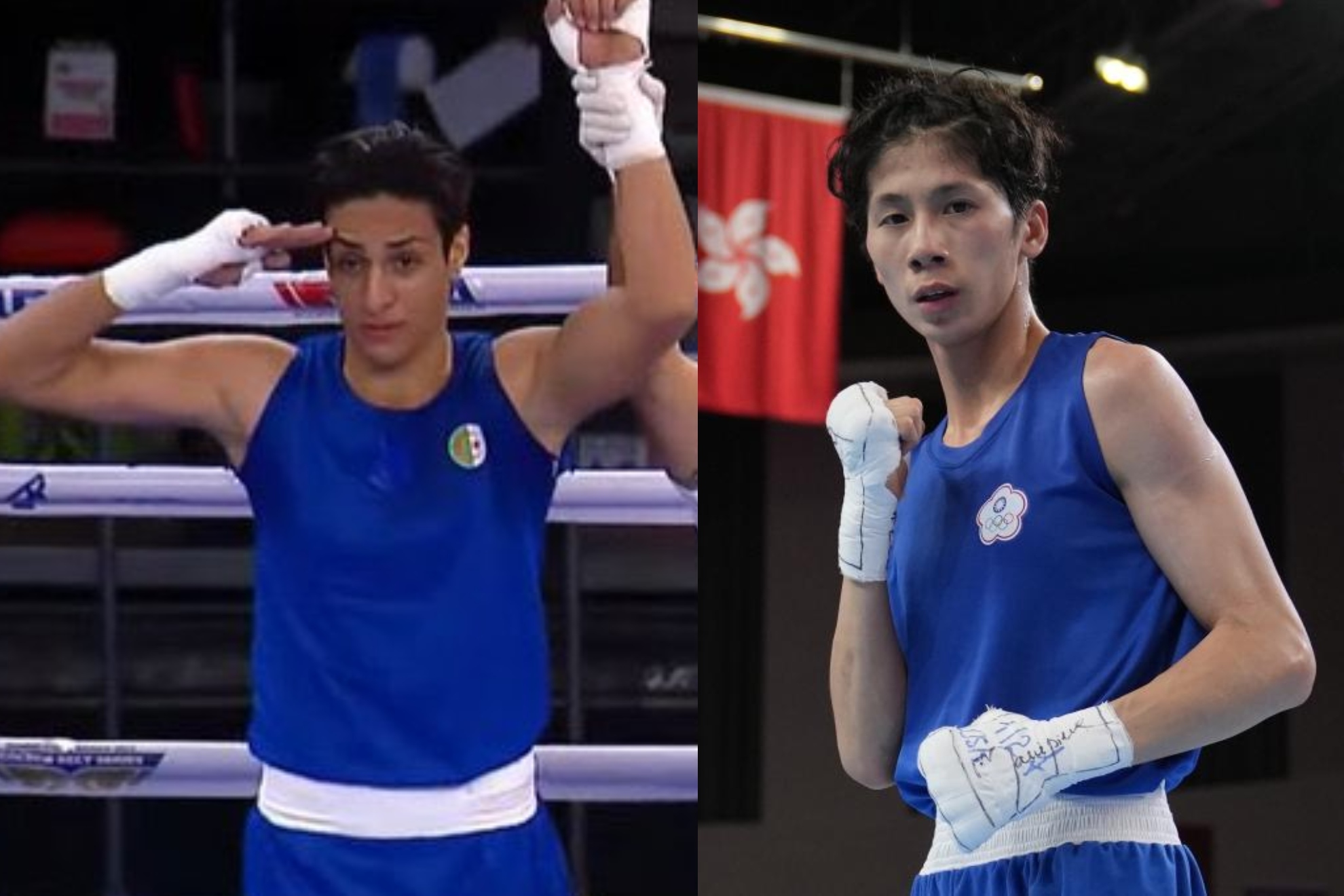 Imane Khelif (-66 kg) y Lin Yu-ting (-57 kg).