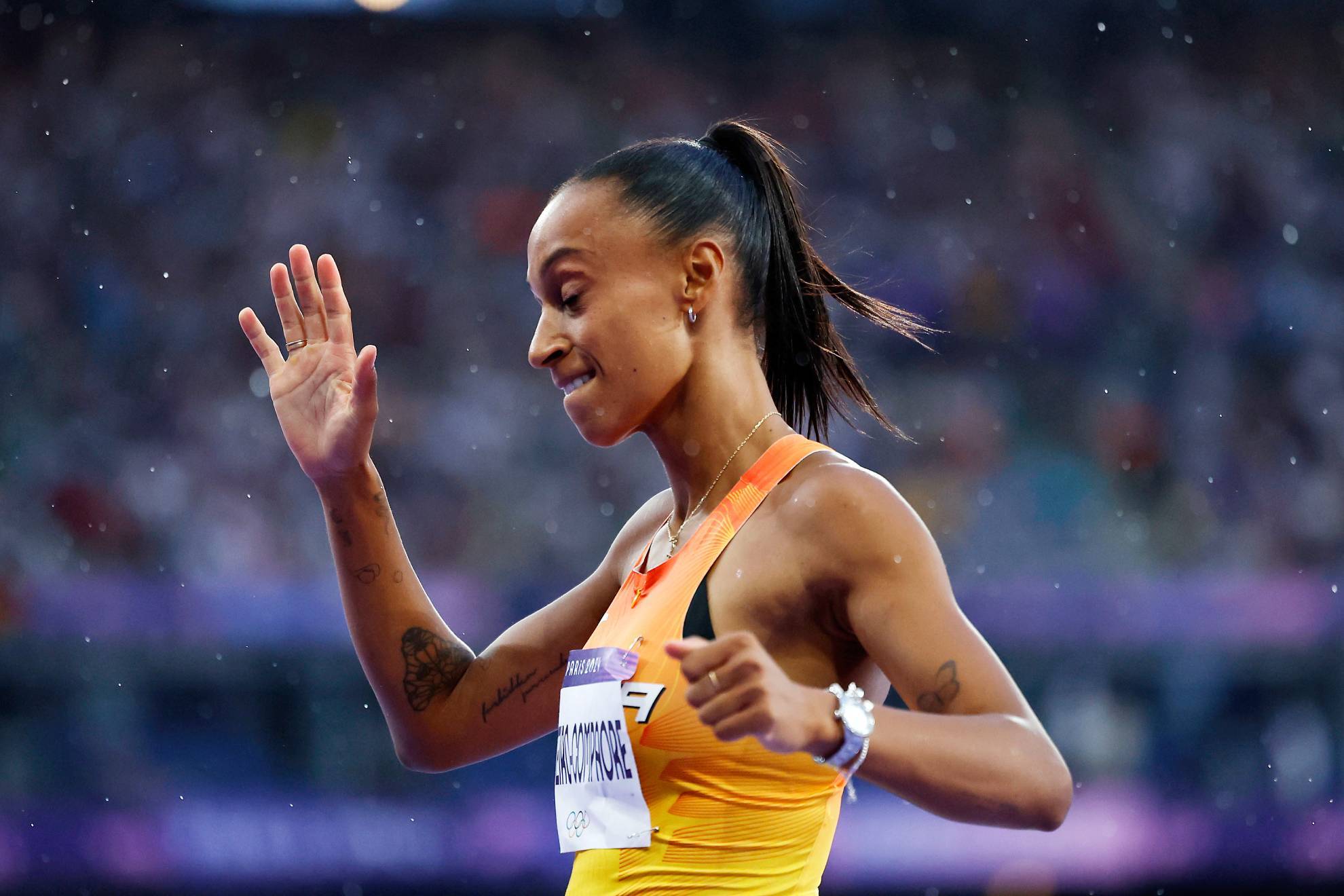 Ana Peleteiro durante su prueba en los Juegos Olímpicos