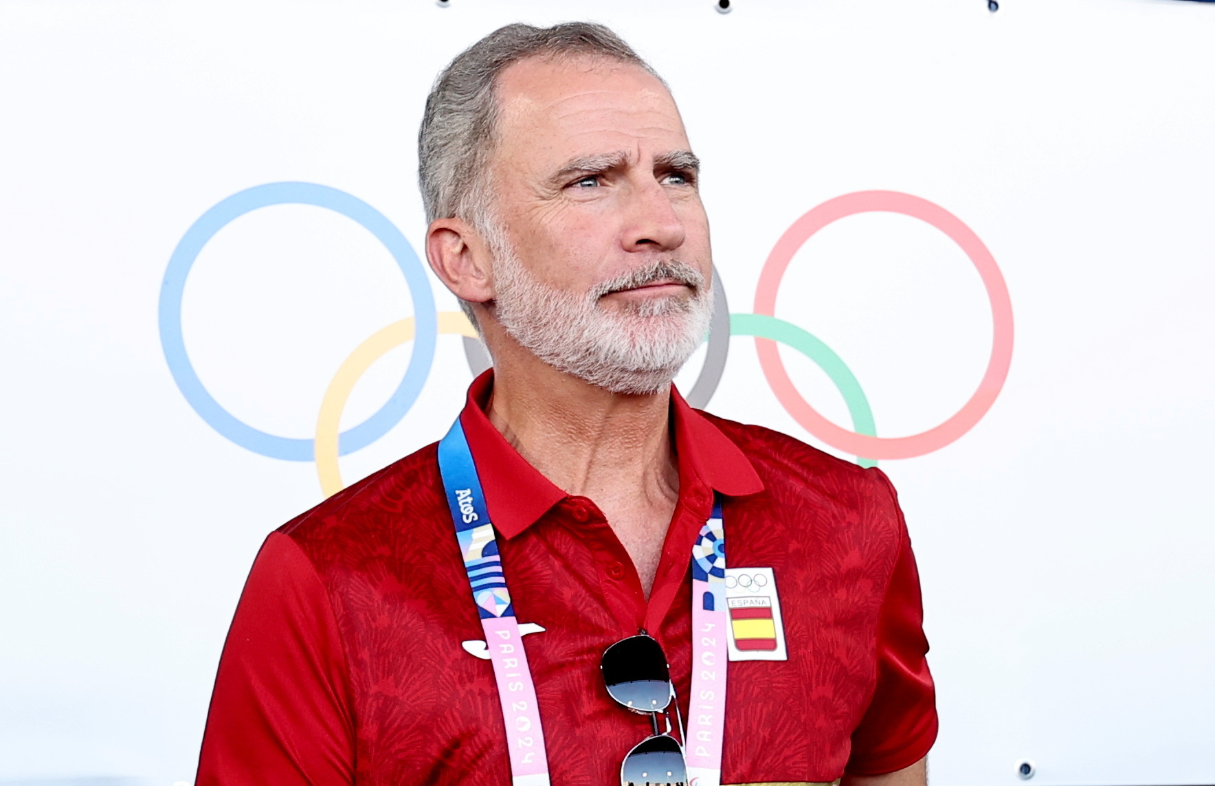 El Rey Felipe VI presenció el partido.