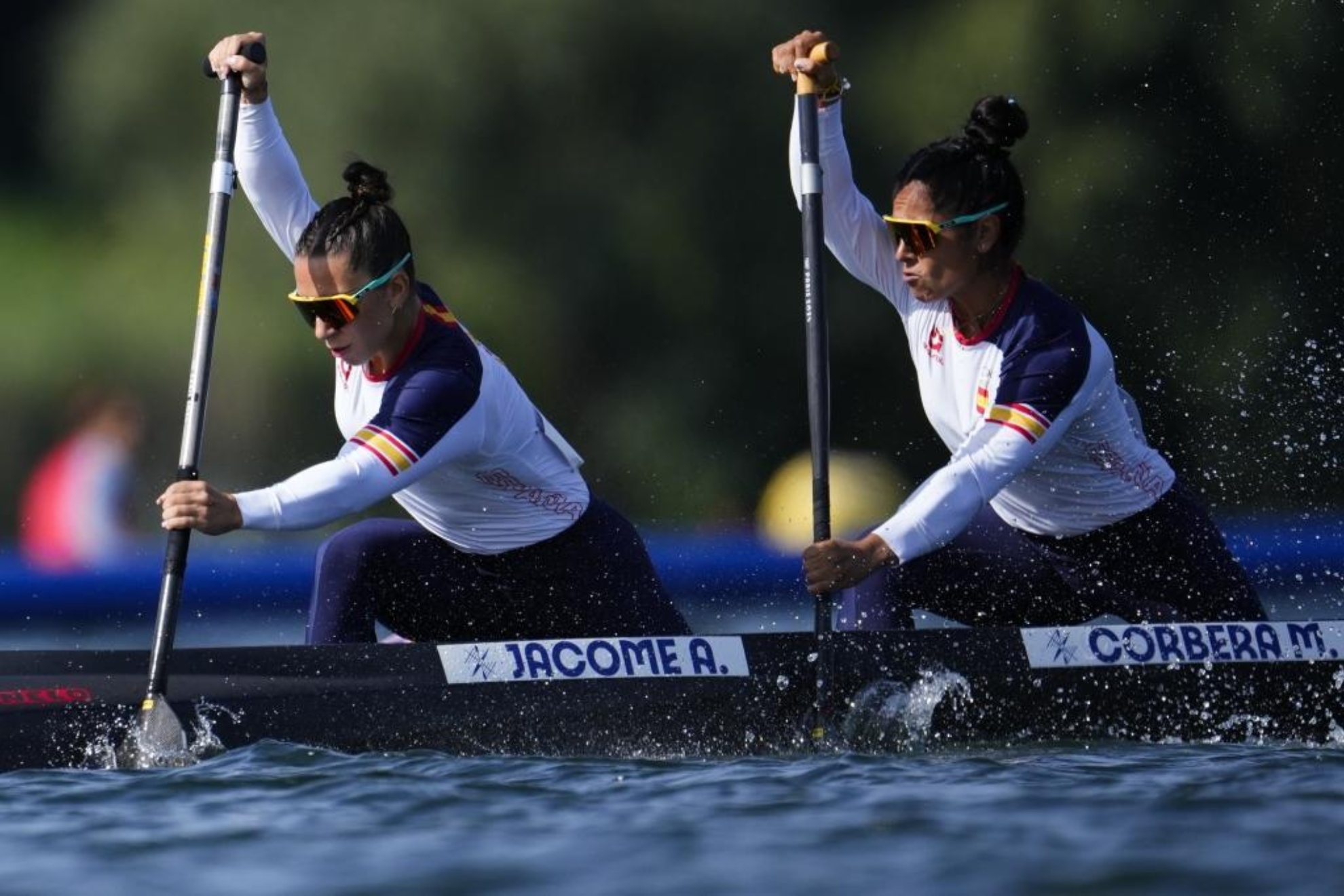 Antia Jácome y María Corbera, en la final de C2 500