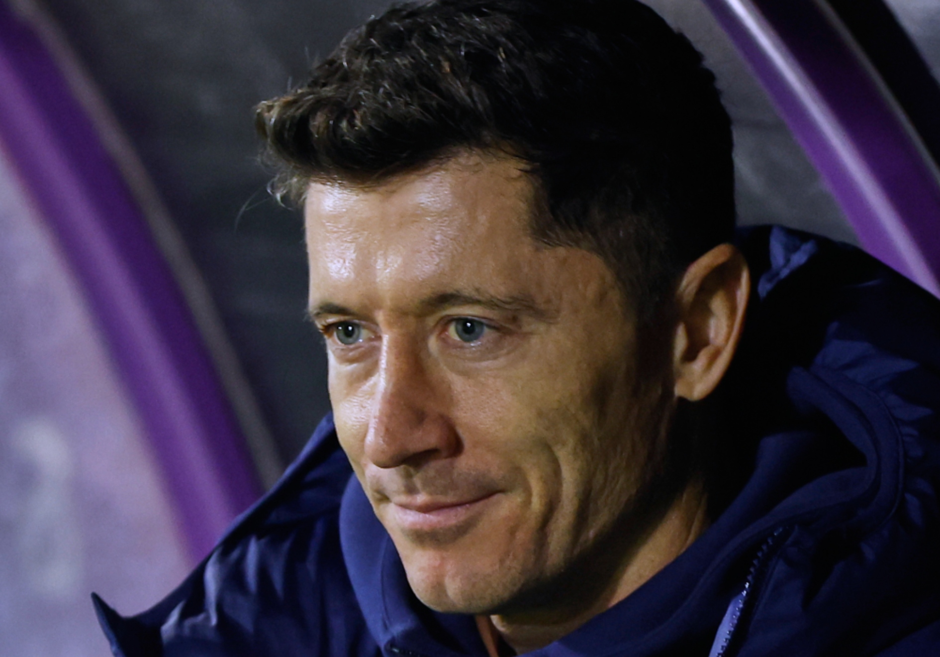Robert Lewandowski, delantero del Barcelona.