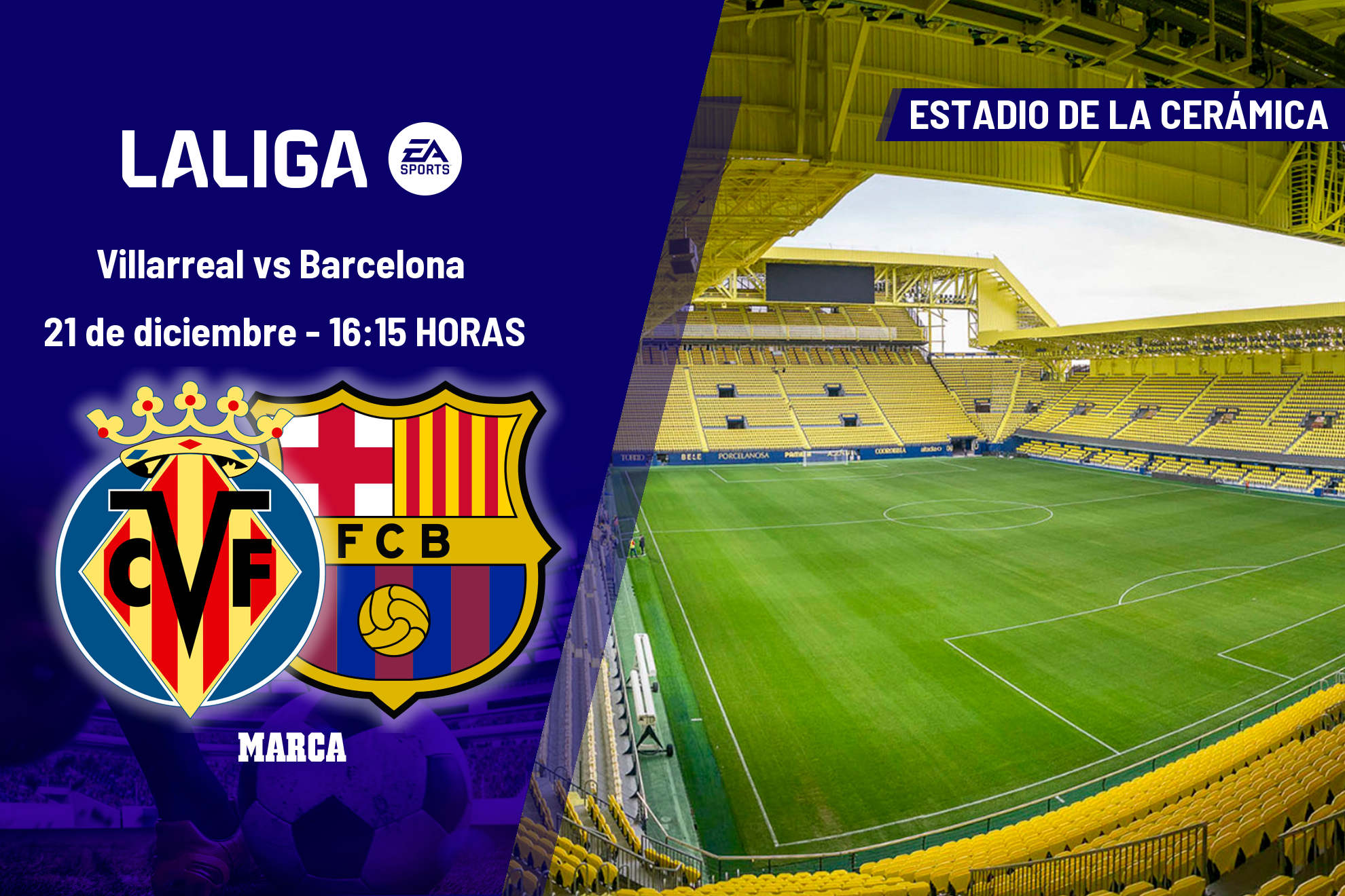 A qué hora es el Villarreal - Barcelona: horario y dónde ver hoy en TV el partido de LaLiga EA Sports