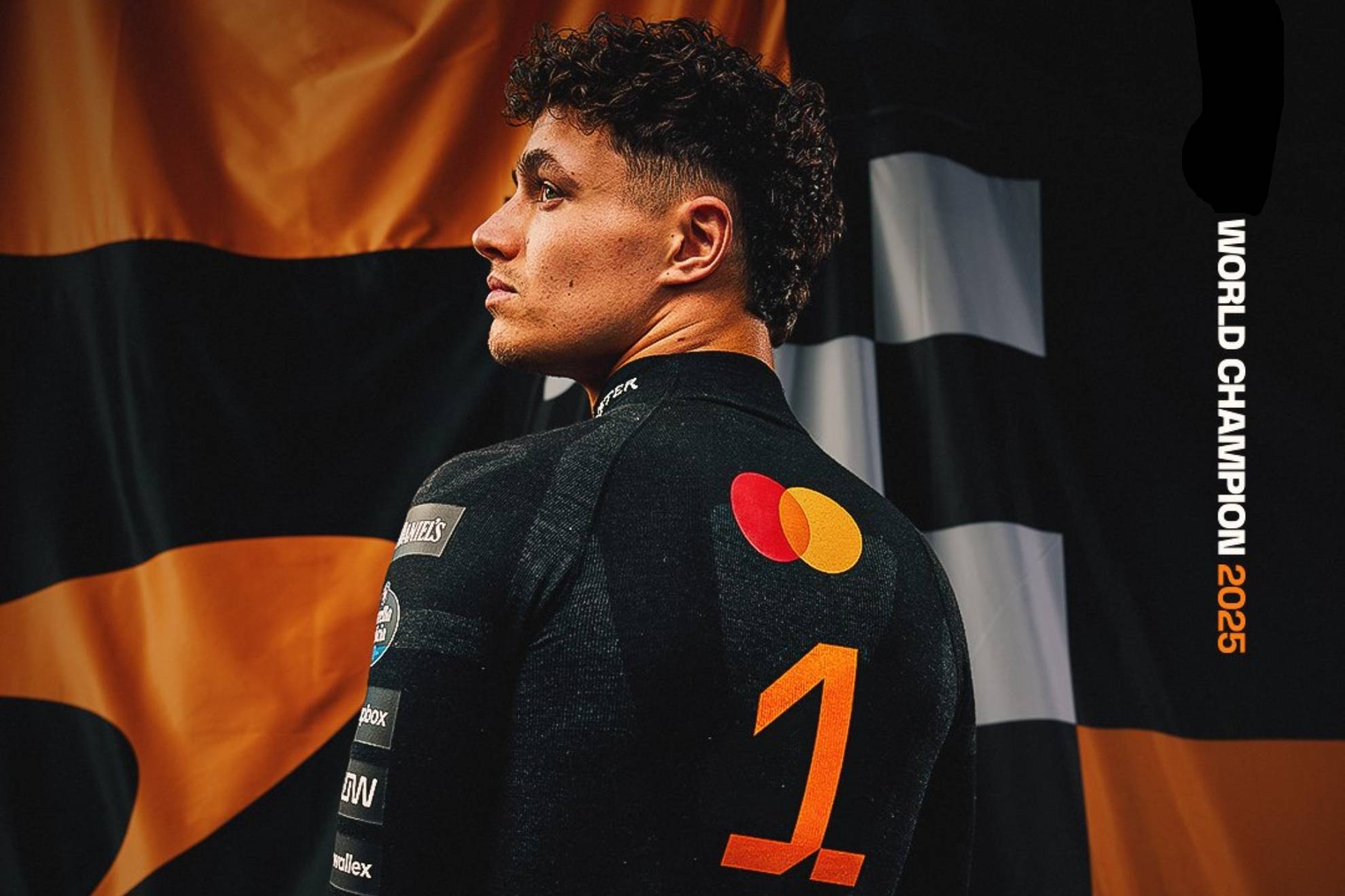 Lando Norris lucirá el número 1 en su McLaren como campeón de 2025