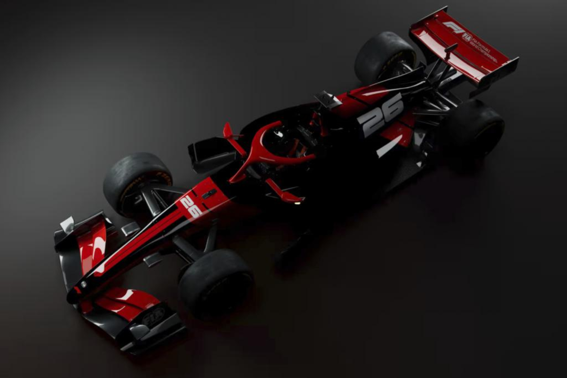 Vista aérea del prototipo F1 2026.